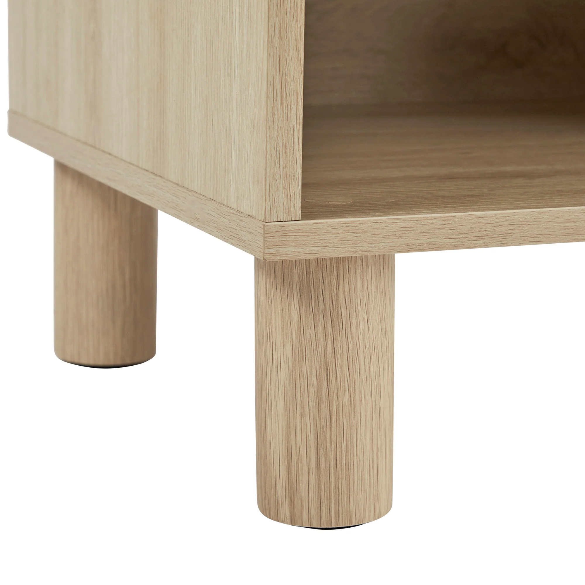 Davis Bedside Table Oak (Set of 2) - Image 12