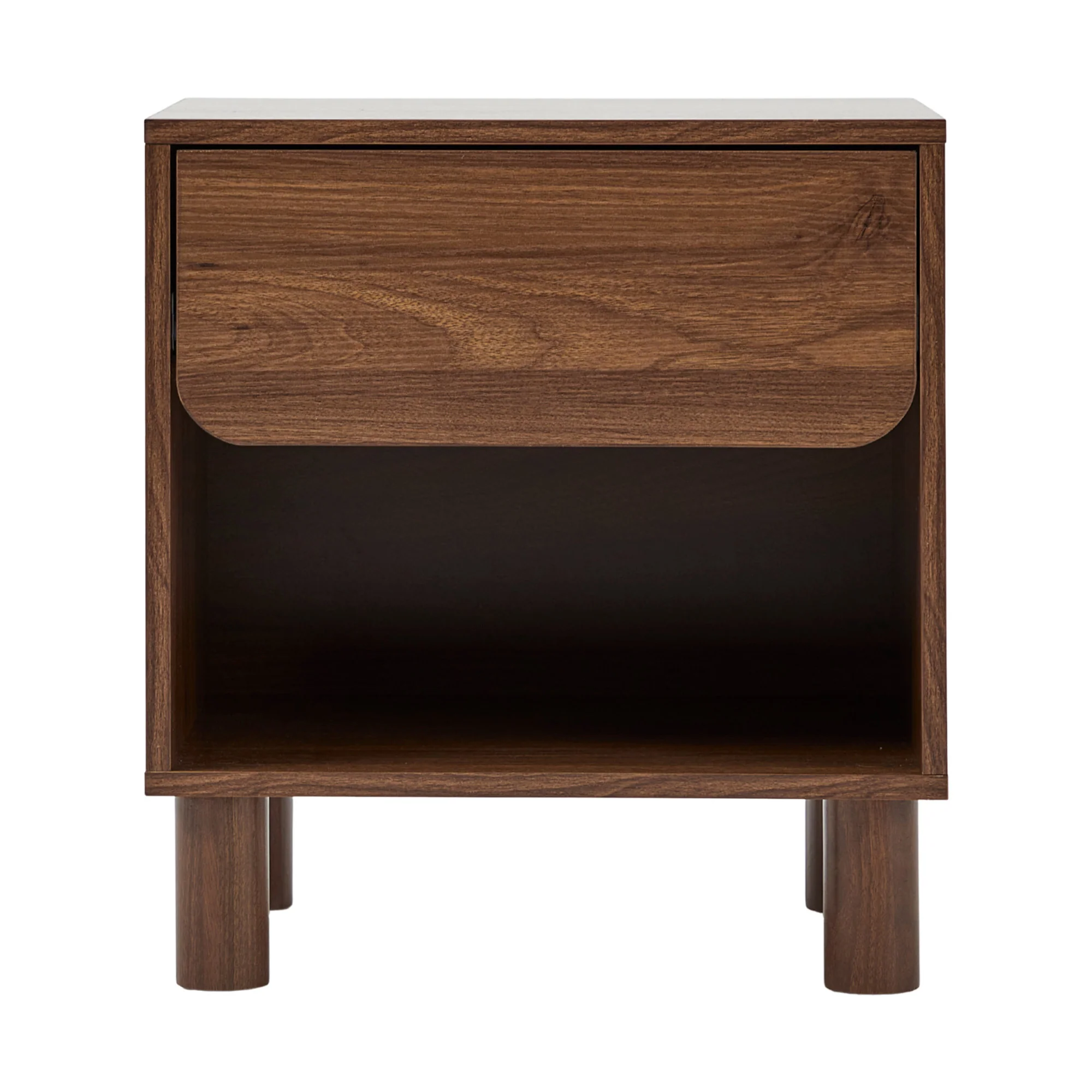 Davis Bedside Table Walnut - Image 9