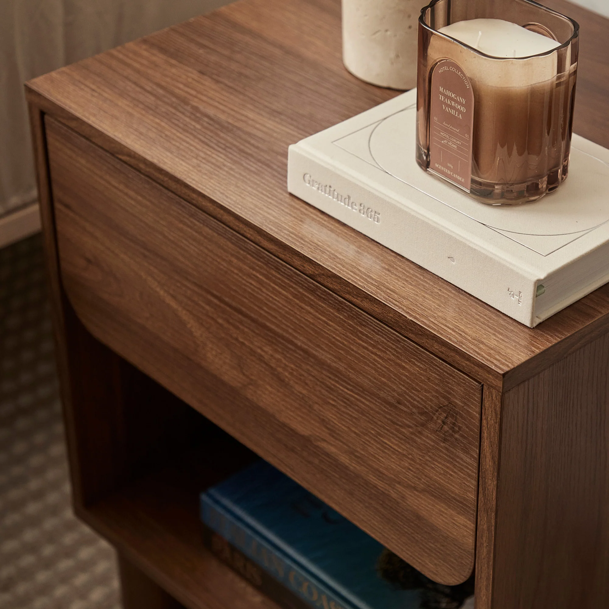 Davis Bedside Table Walnut (Set of 2) - Image 7