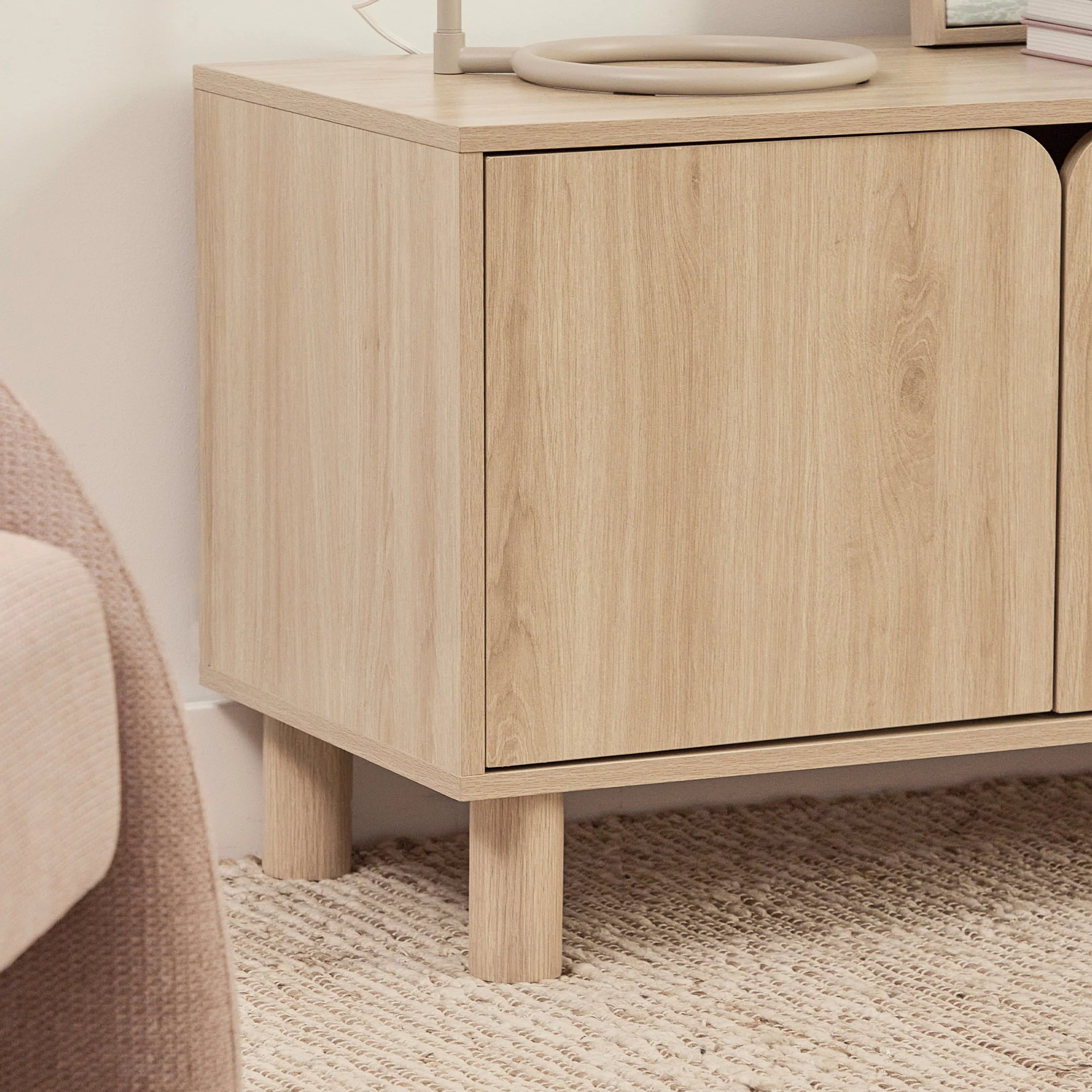 Davis Entertainment Unit Oak (160cm) - Image 5