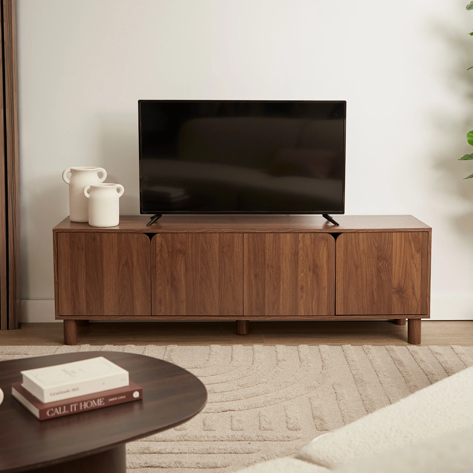 Davis Entertainment Unit Walnut (160cm) - Image 4