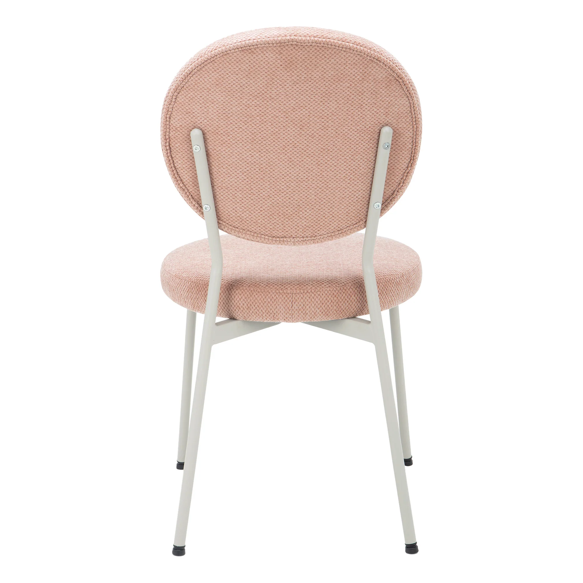 Dora Set of 4 Dining Chairs Pink and Grey - Image 14