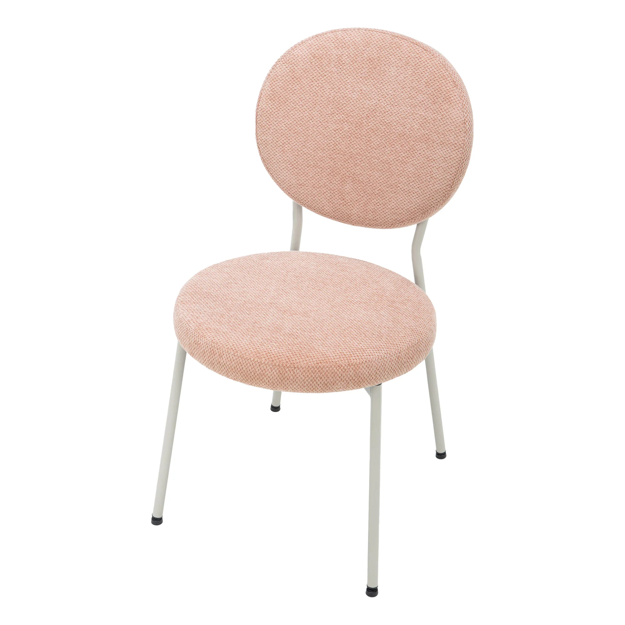 Dora Set of 4 Dining Chairs Pink and Grey - Image 15