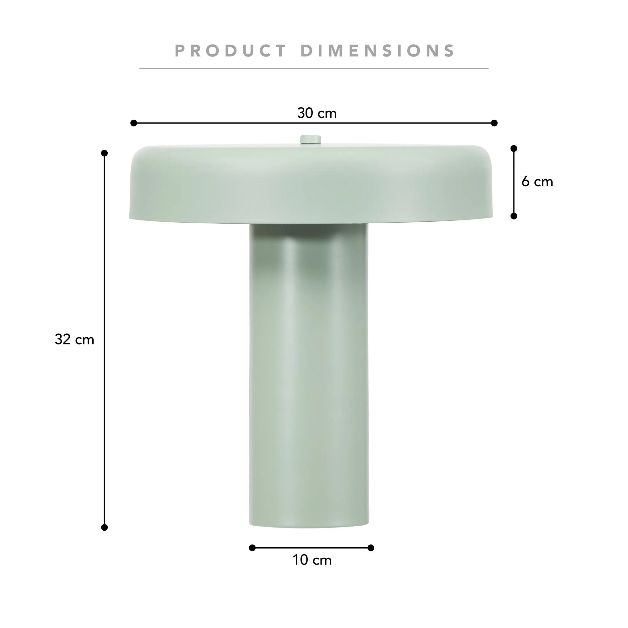 Eclipse Table Lamp Sage - Image 3