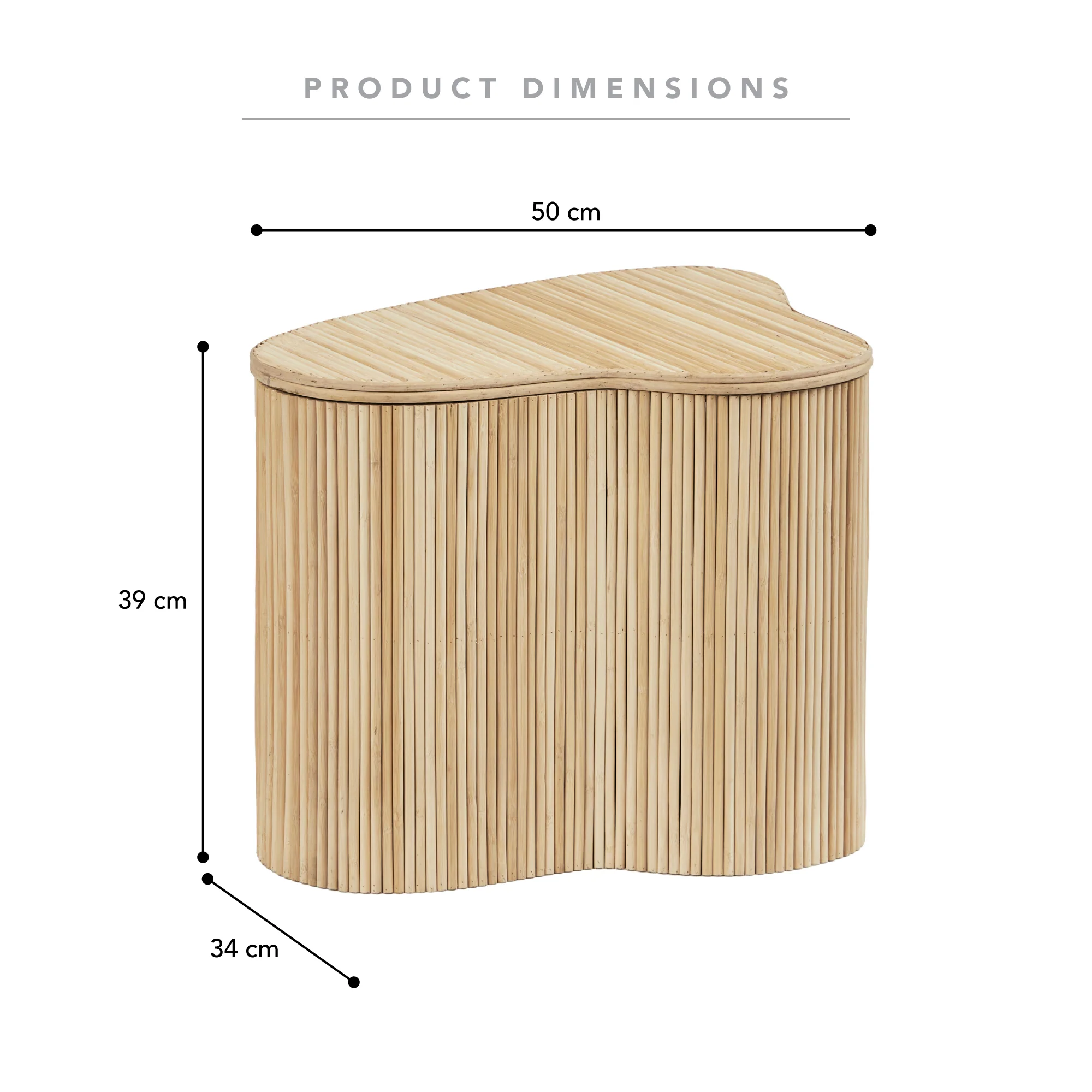 Edo Wave Storage Side Table Small - Image 3