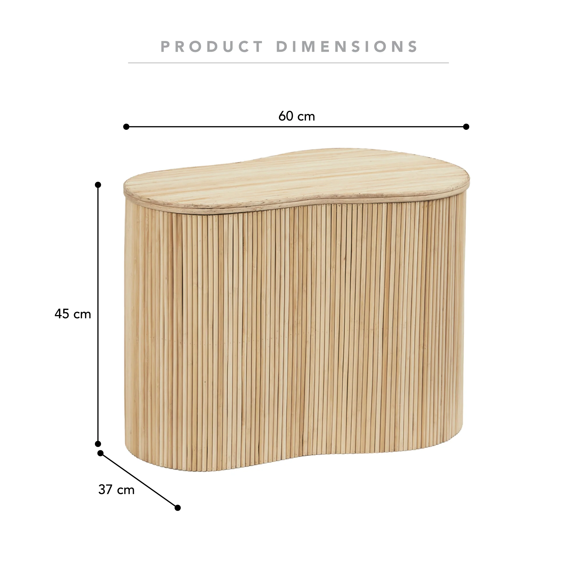 Edo Wave Storage Side Table Large - Image 3