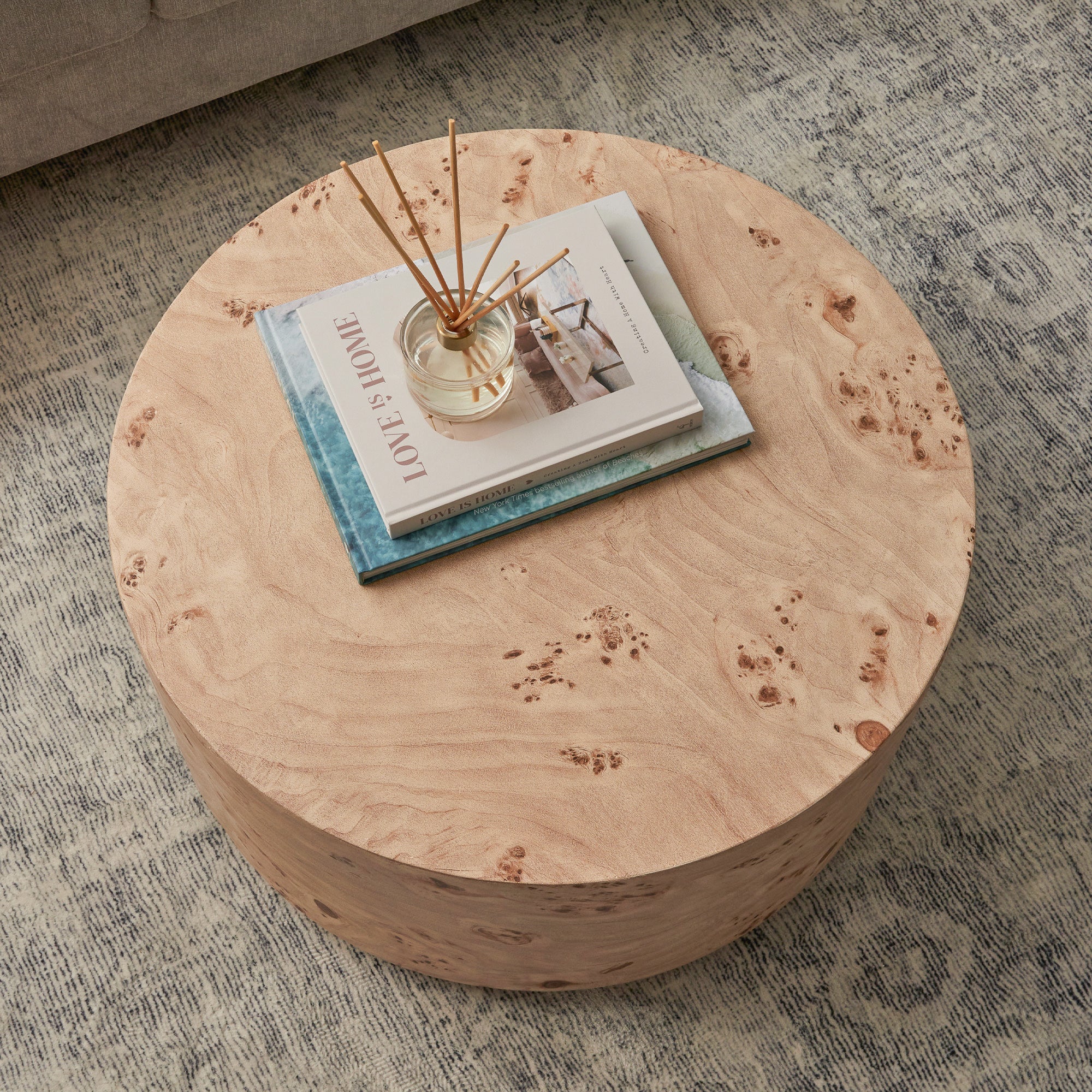 Elena Burl Look Coffee Table - Image 6