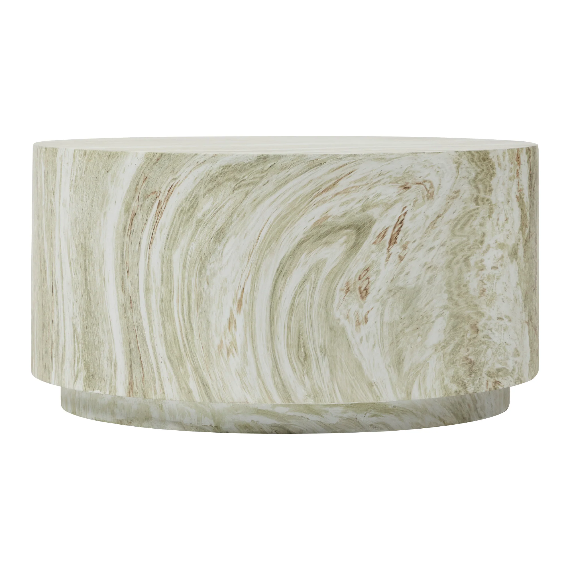 Elena Green Marble Look Coffee Table - Image 9