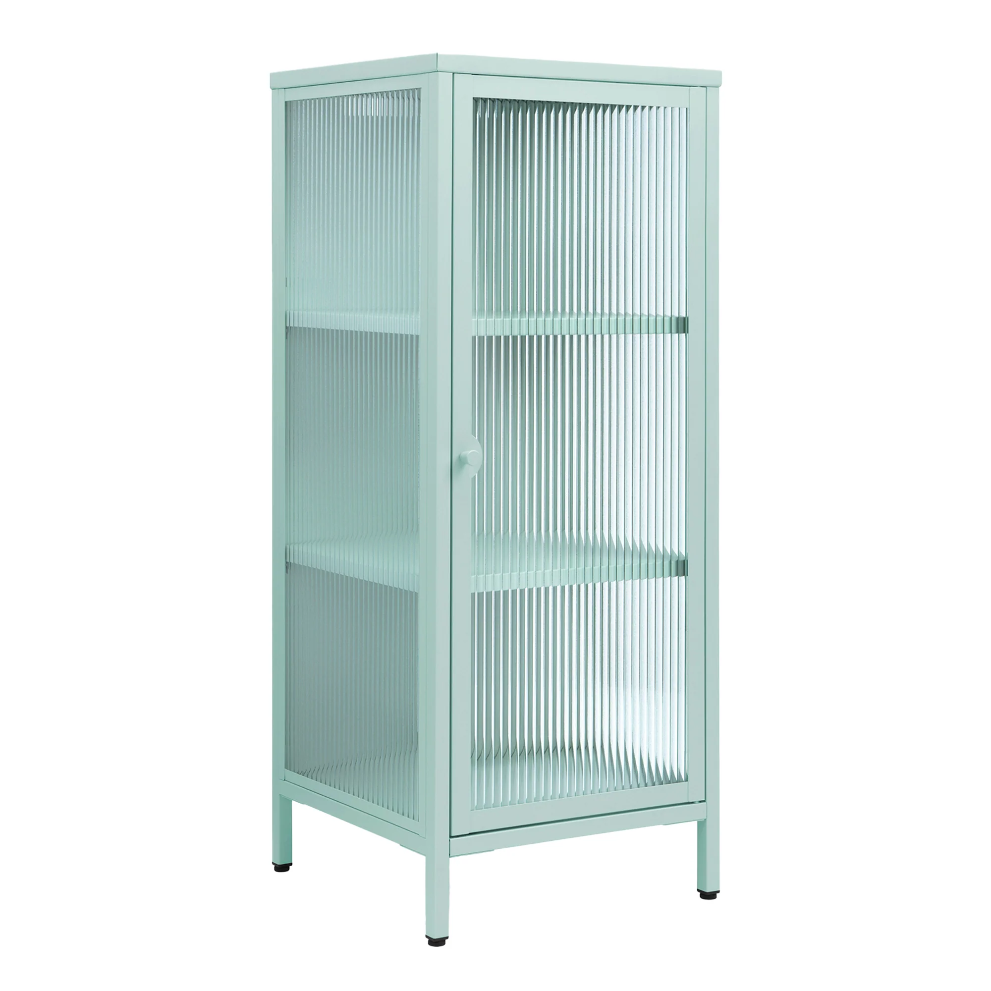 Ella 1 Door Modern Metal Cabinet - Image 2