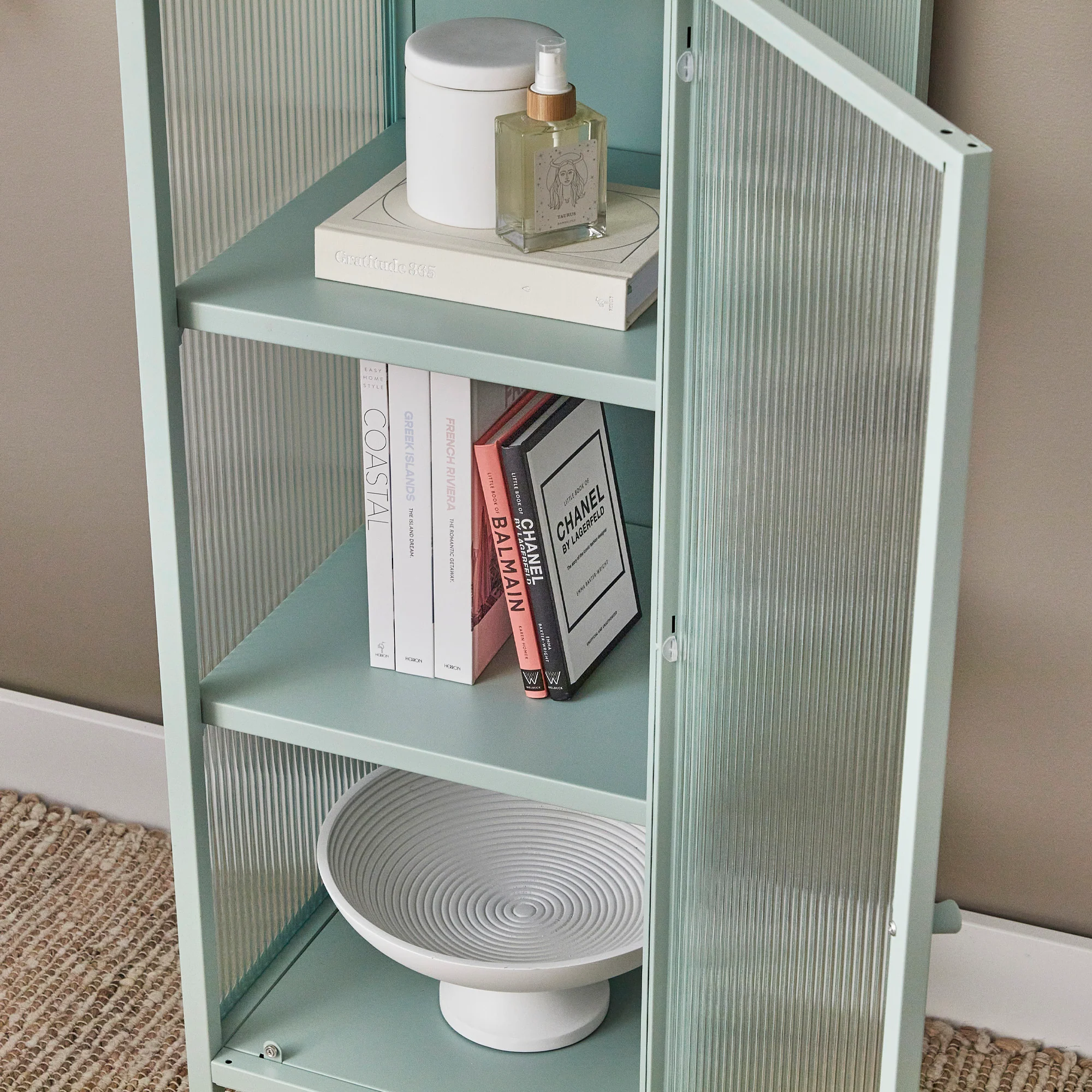 Ella 1 Door Modern Metal Cabinet - Image 5