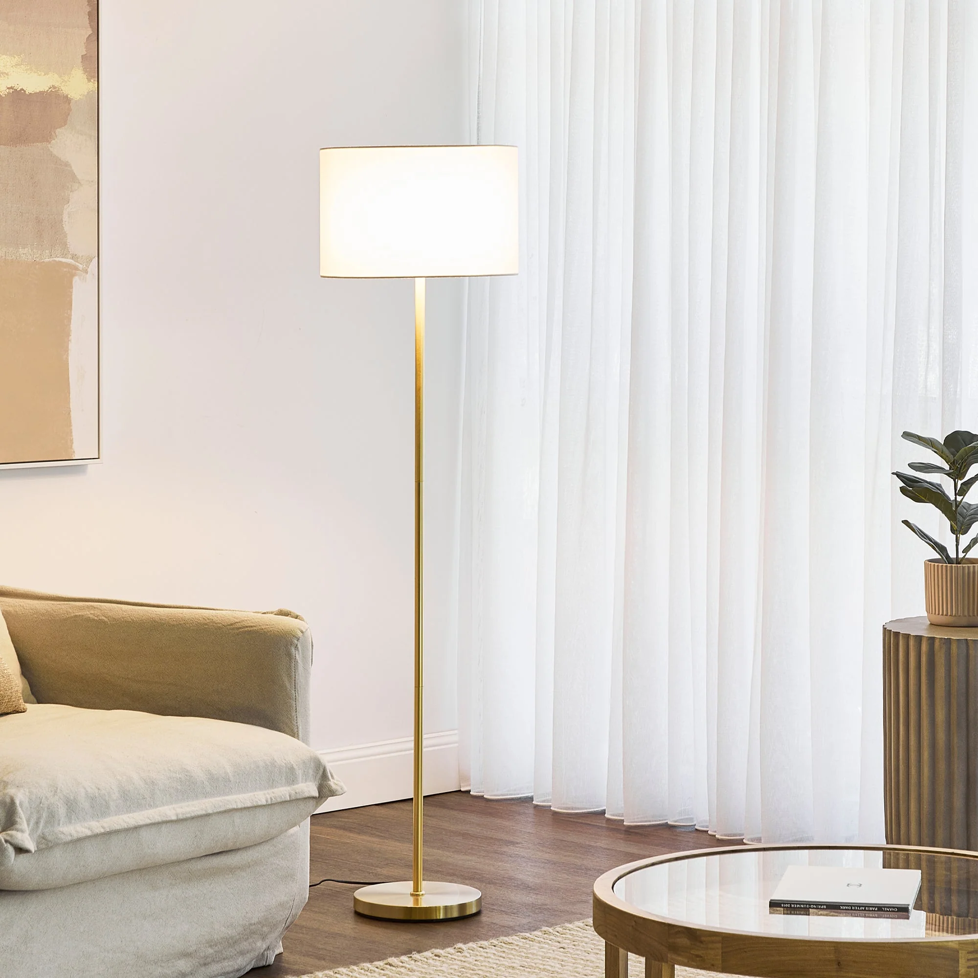 Ella Floor Lamp Gold - Image 5