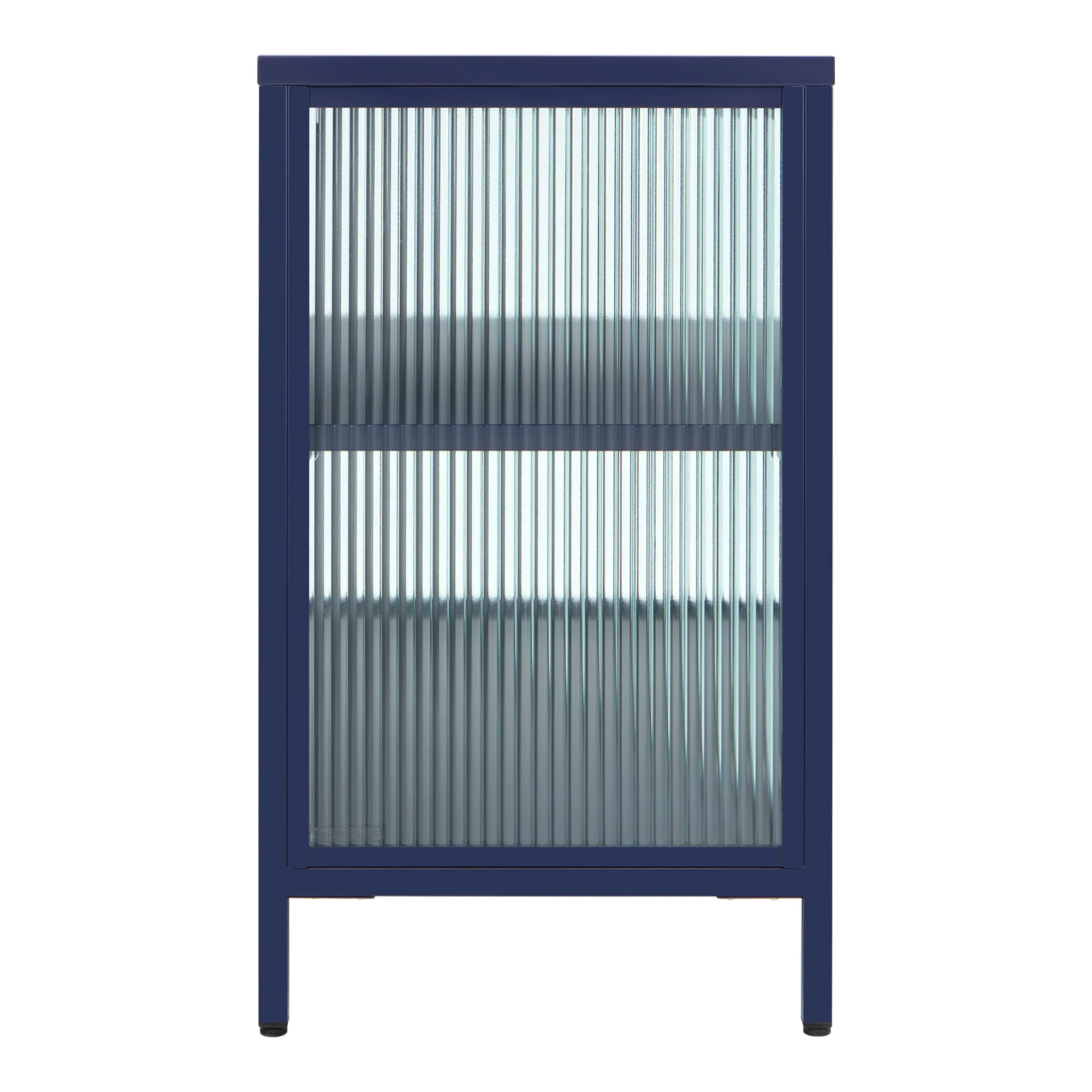 Ella 3 Door Modern Metal Buffet Navy - Image 12