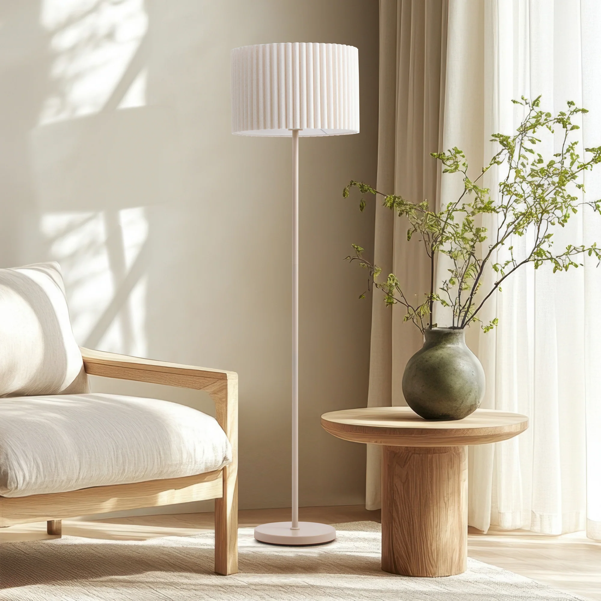 Ella Floor Lamp Oat - Image 10