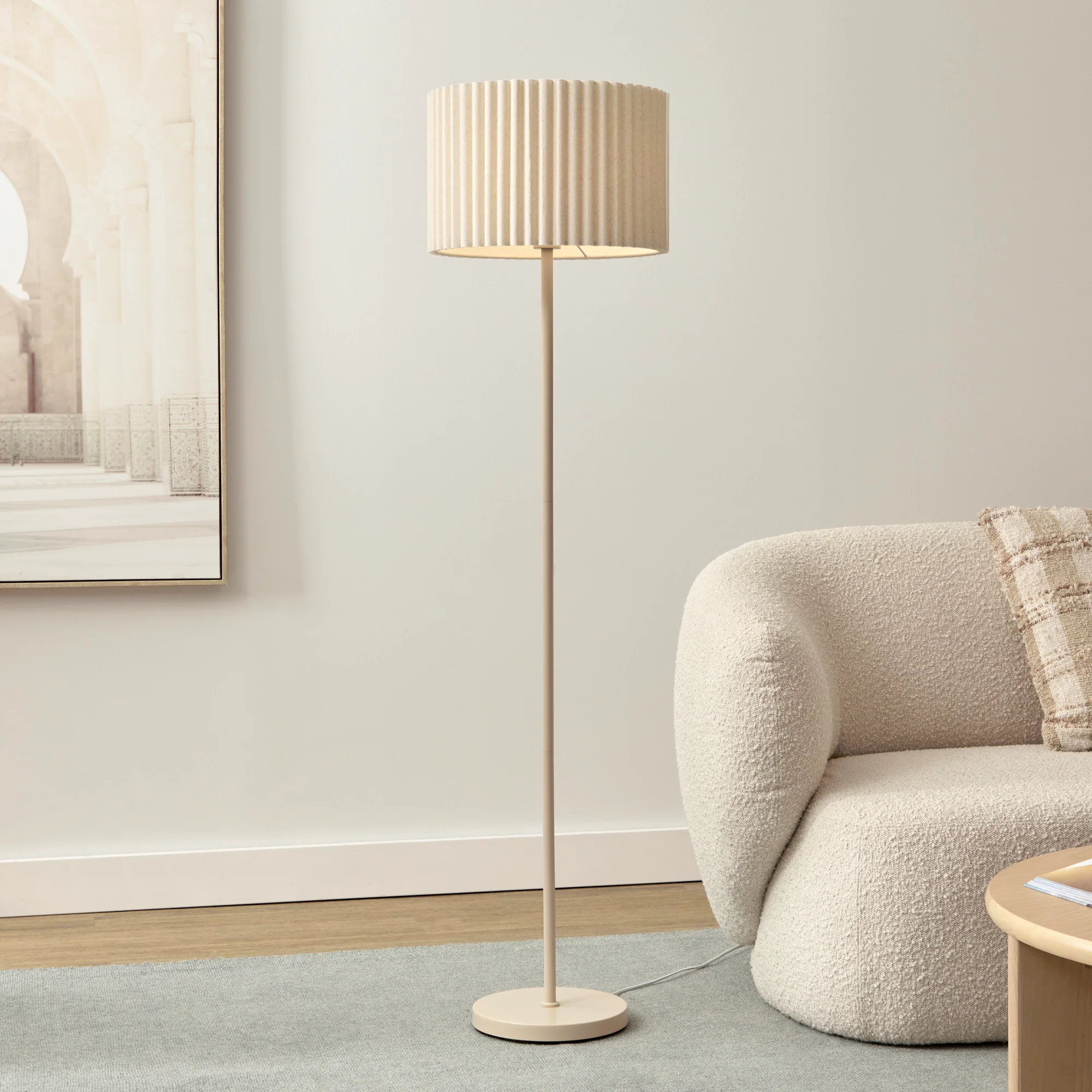Ella Floor Lamp Oat - Image 2