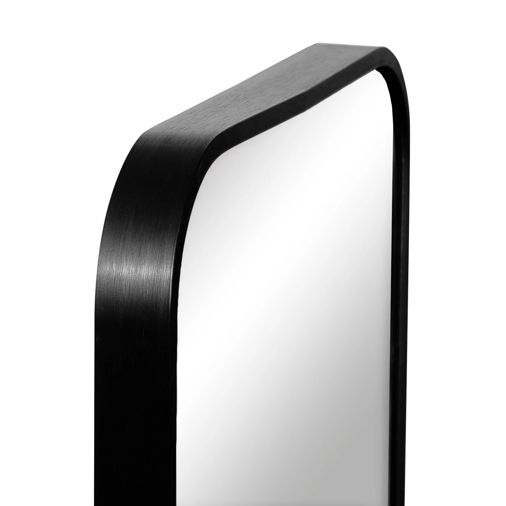 Elle 120cm Rectangle Leaning Wall Mirror Black - Image 7