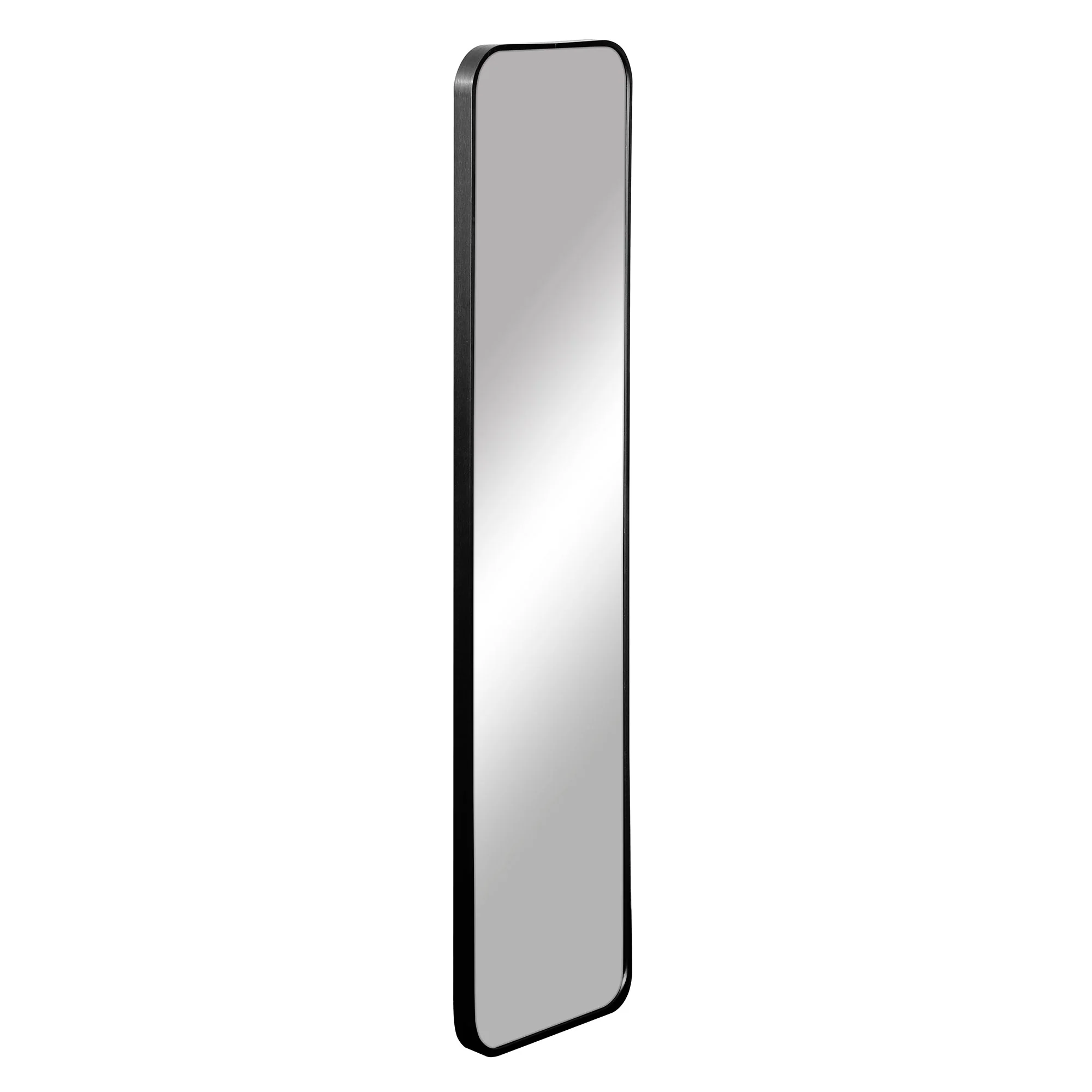 Elle 120cm Rectangle Leaning Wall Mirror Black - Image 8