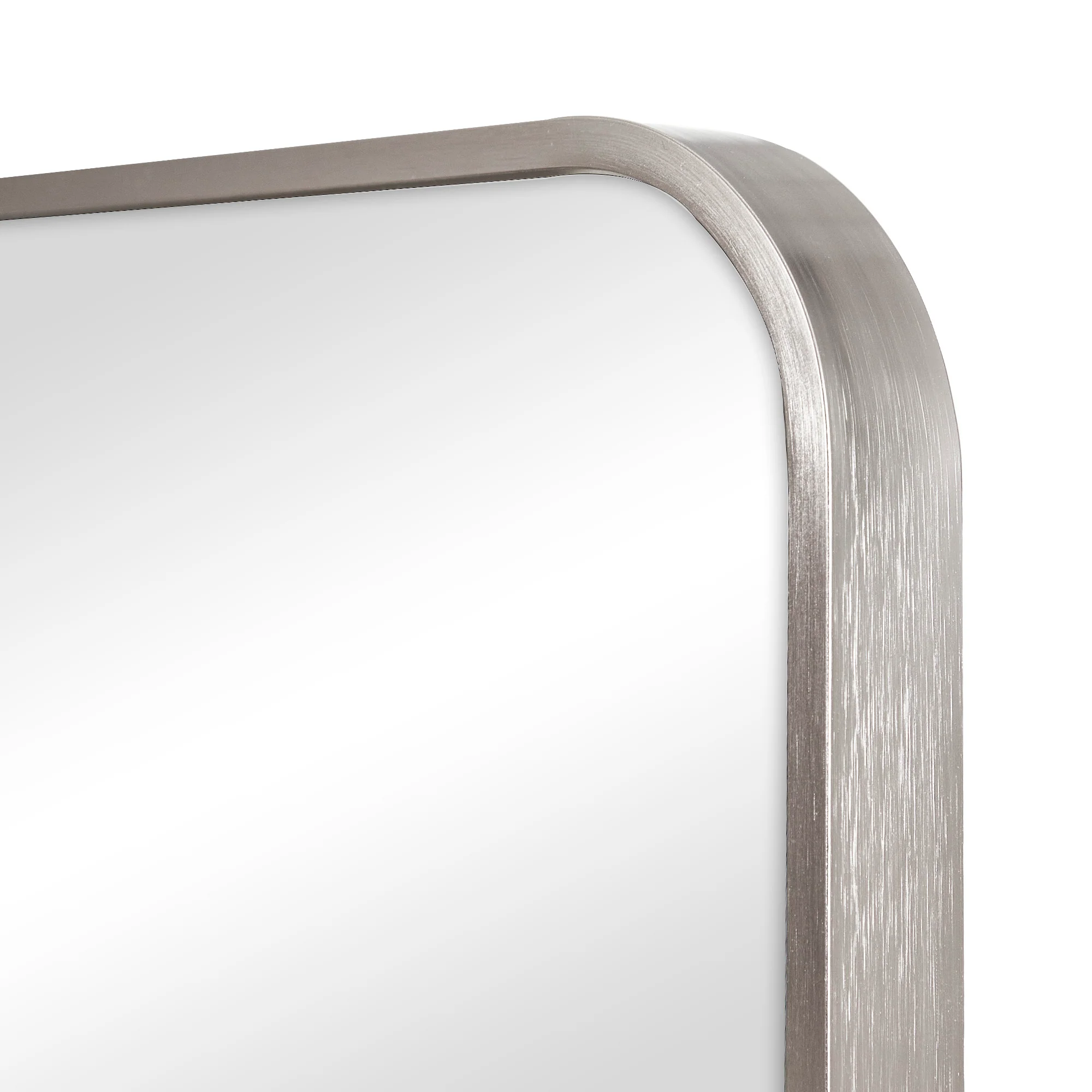 Elle 165cm Rectangle Standing Full Length Mirror Gunmetal Grey - Image 9
