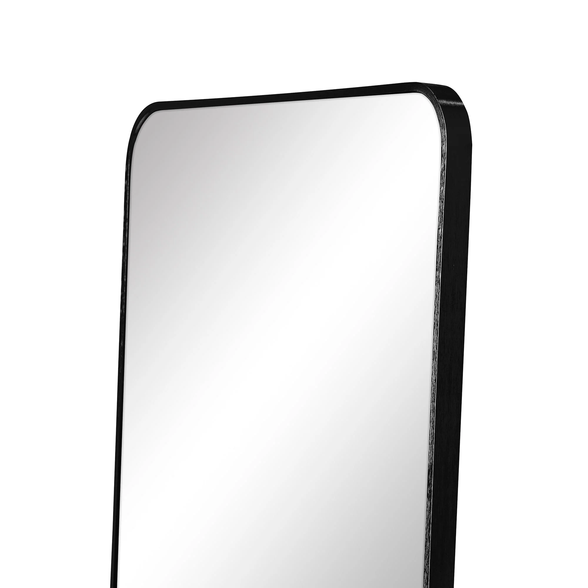 Elle 165cm Rectangle Standing Full Length Mirror Black - Image 10