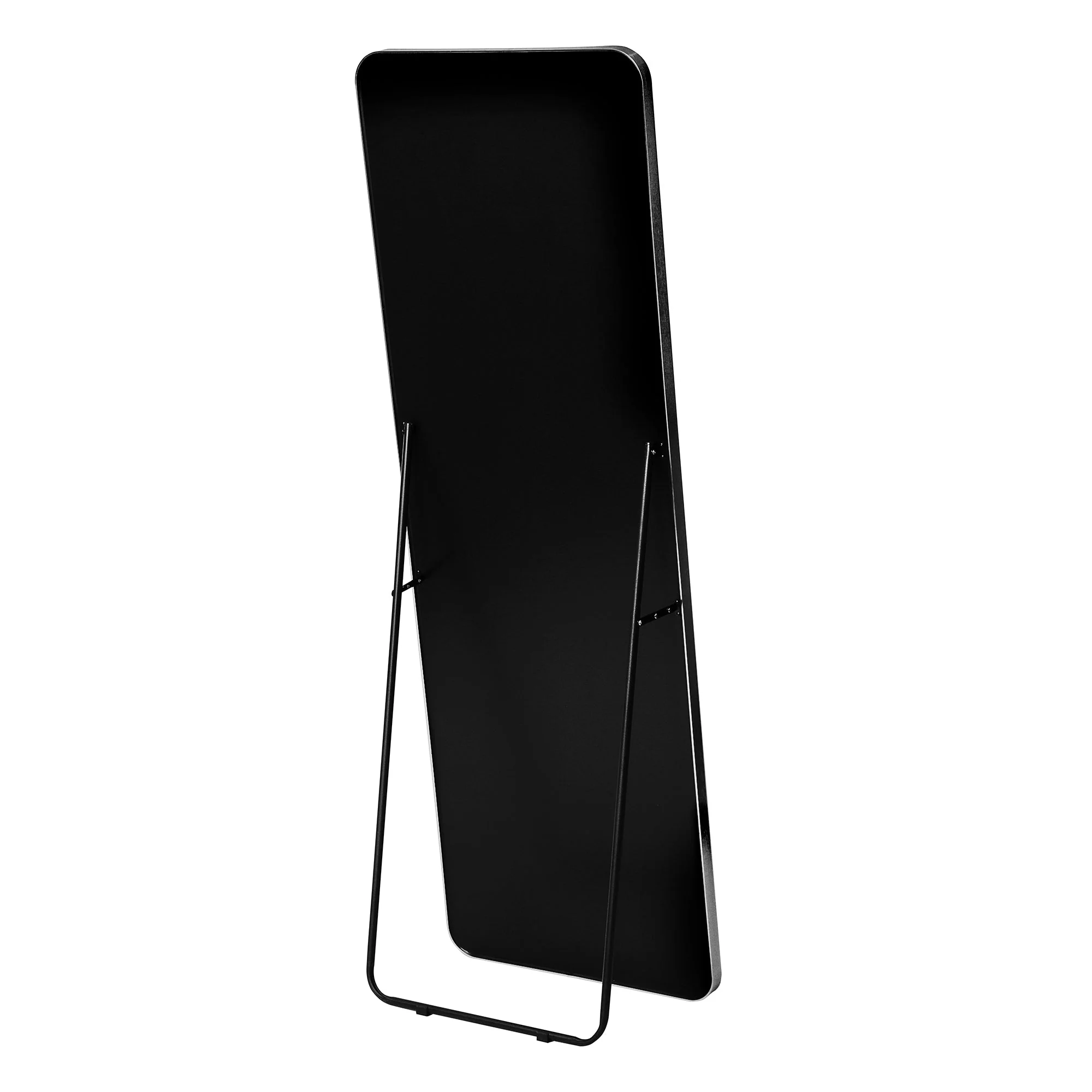 Elle 165cm Rectangle Standing Full Length Mirror Black - Image 6