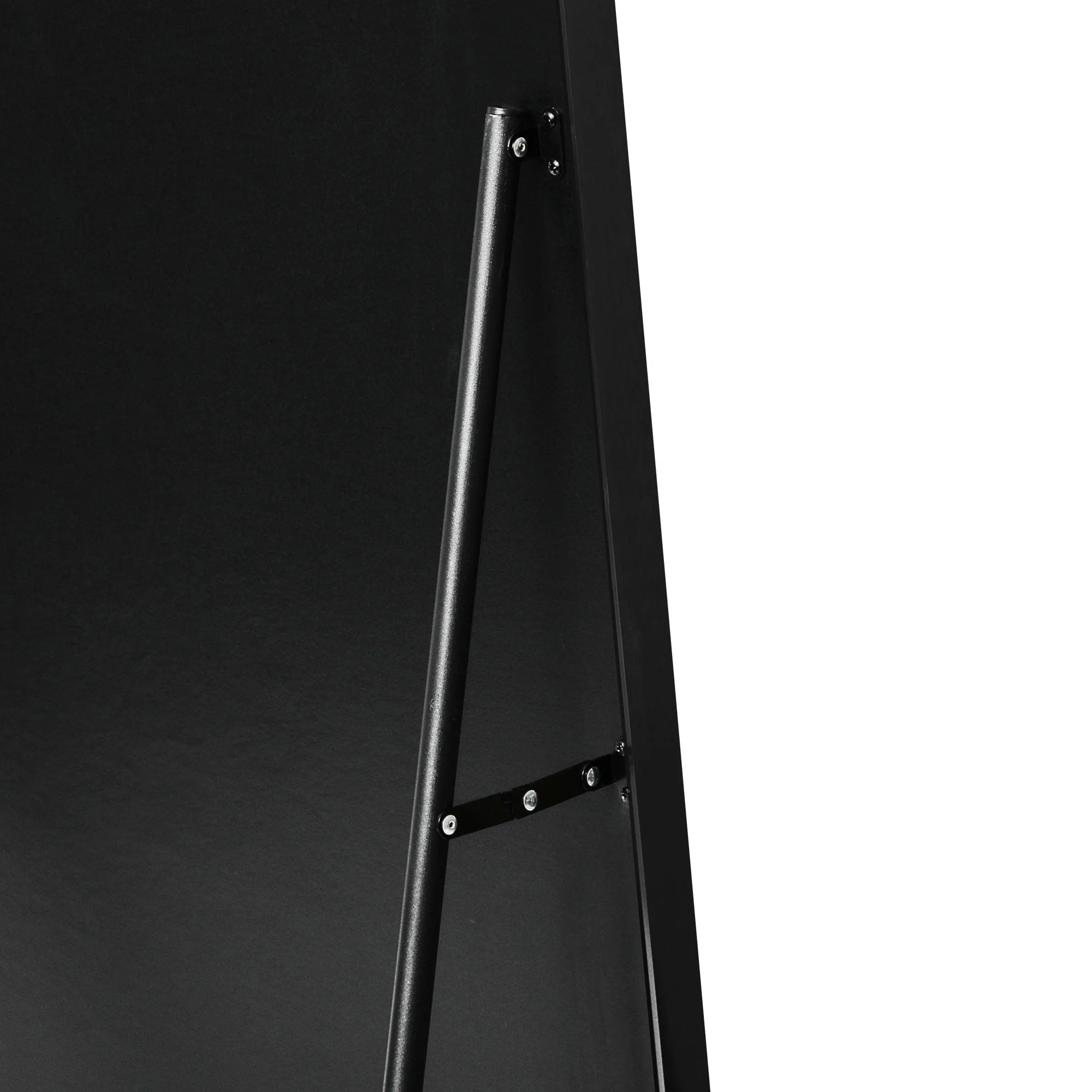 Elle 165cm Rectangle Standing Full Length Mirror Black - Image 7