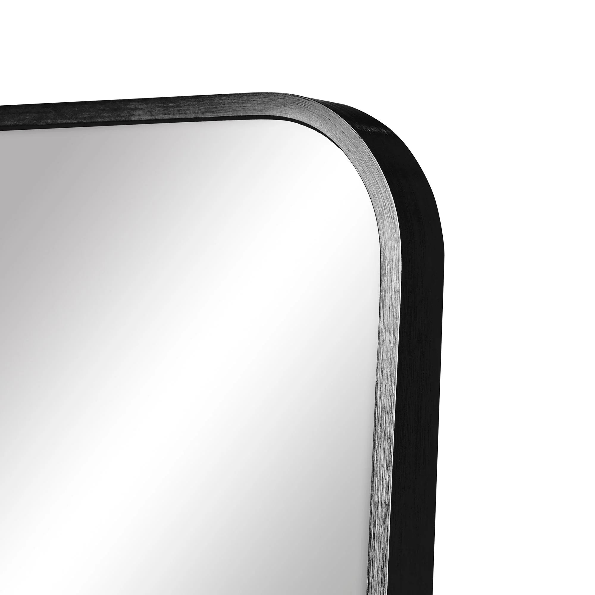 Elle 165cm Rectangle Standing Full Length Mirror Black - Image 8