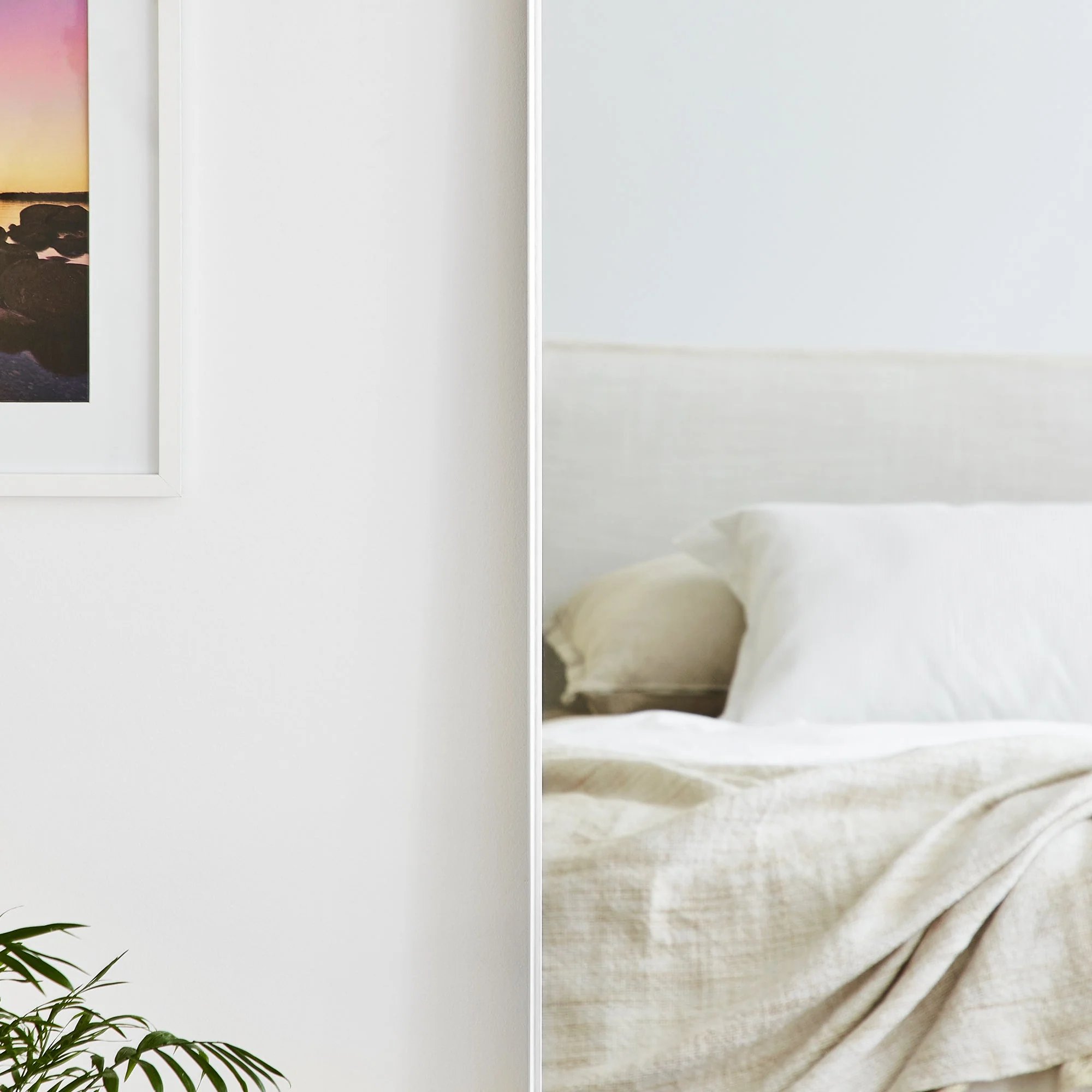 Elle XL 180cm Rectangle Mirror White - Image 6