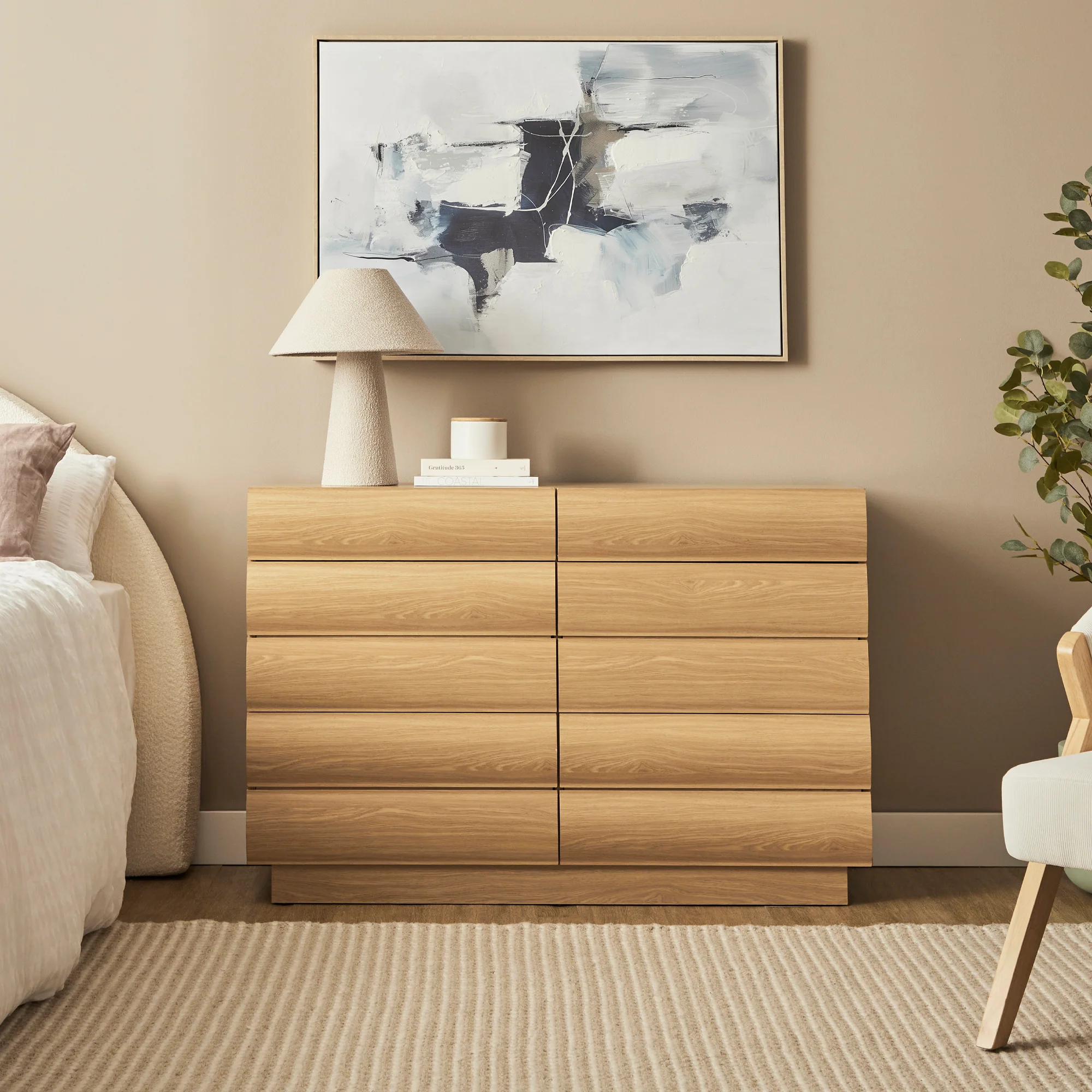 Elsene Chest of 6 Drawers Natural - Image 3