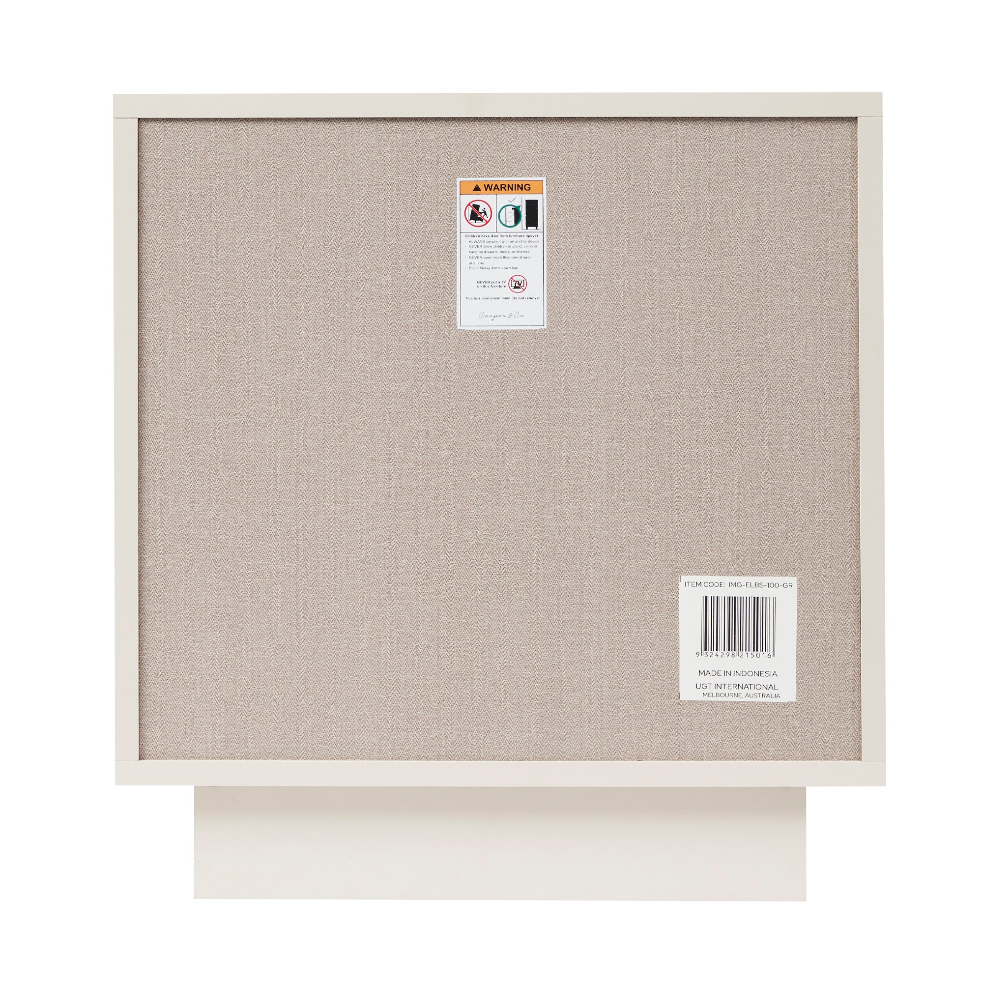Elsene Bedside Table Grey - Image 12