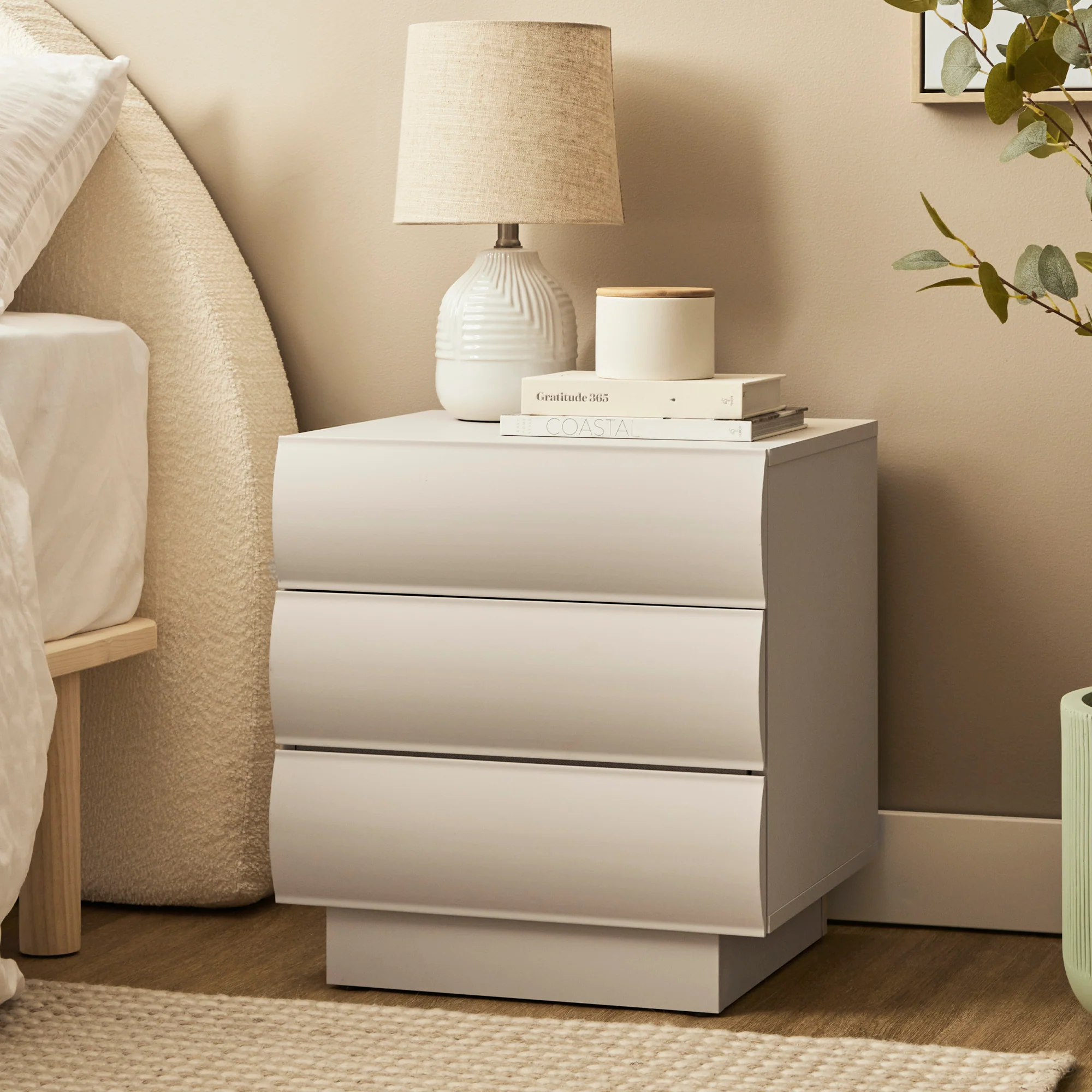 Elsene Bedside Table Grey (Set of 2) - Image 4