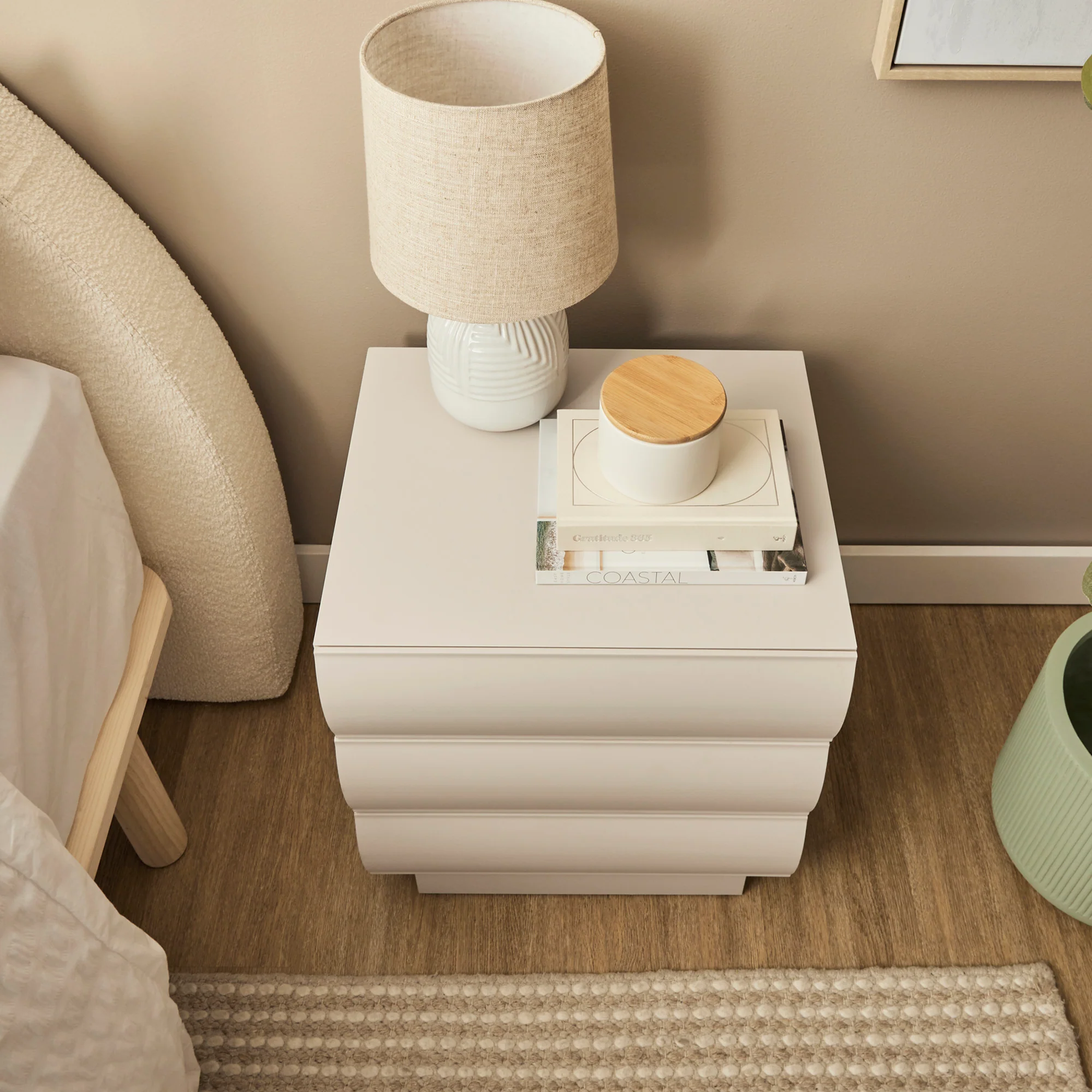 Elsene Bedside Table Grey (Set of 2) - Image 9