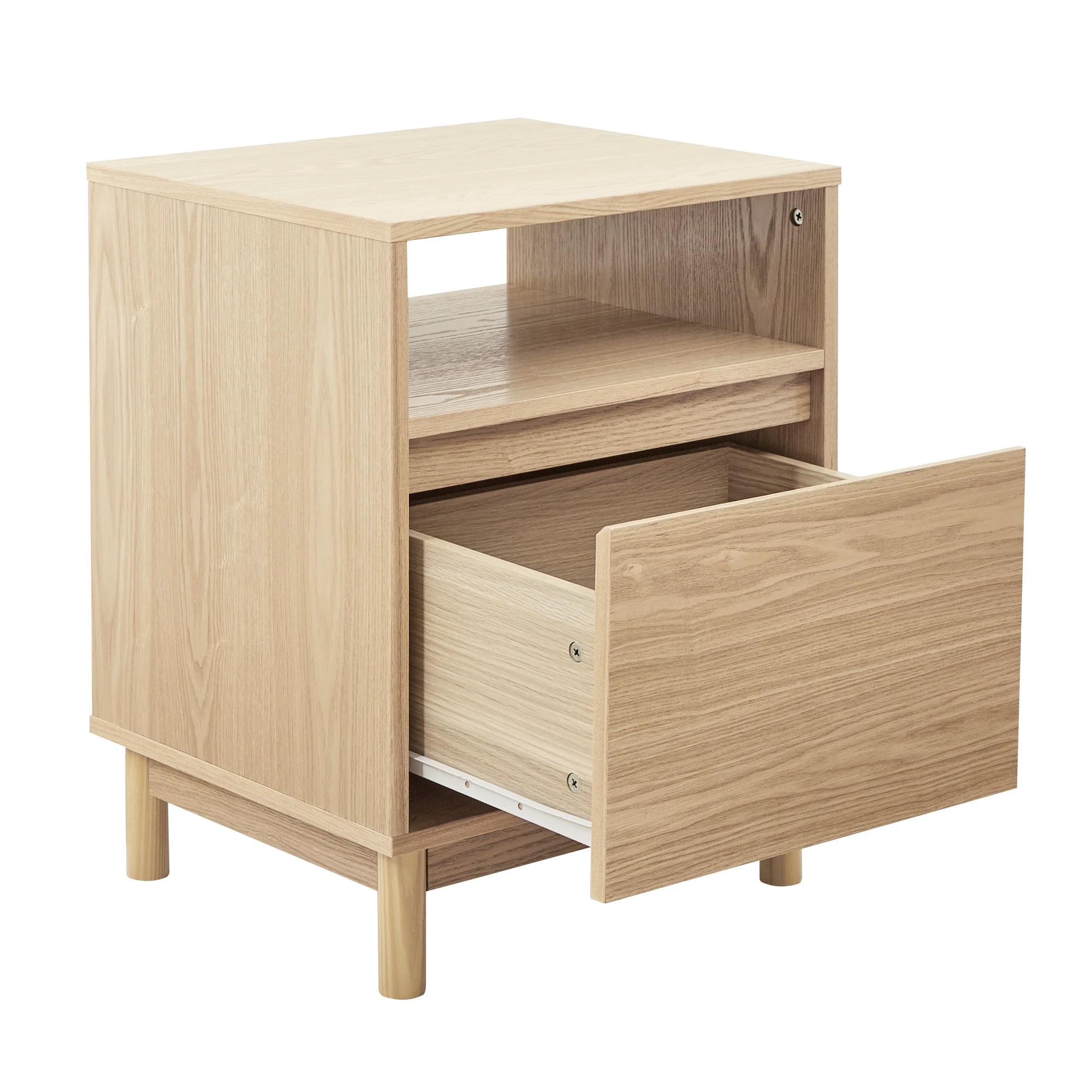 Emerson Bedside Table Natural (Set of 2) - Image 13