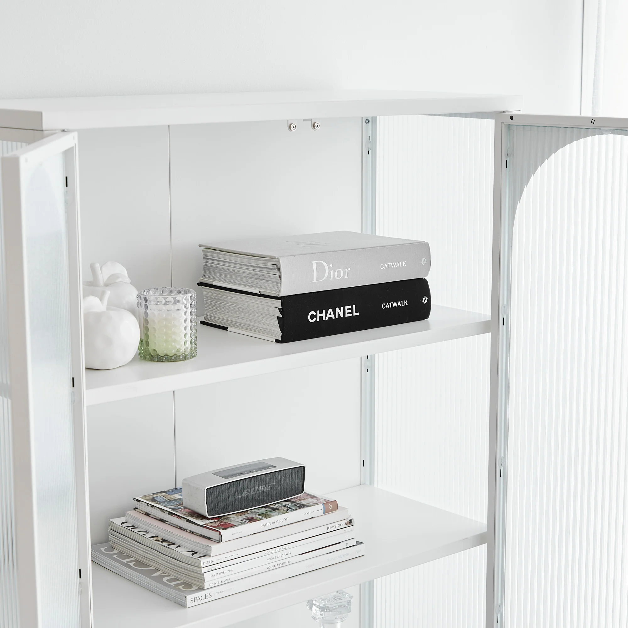 Eve Modern Large Metal Cabinet White - Image 10