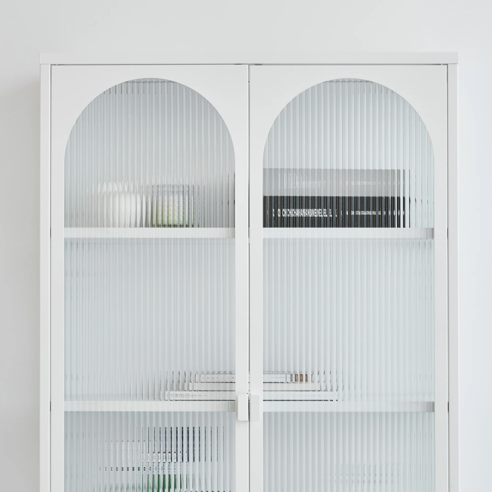 Eve Modern Large Metal Cabinet White - Image 11