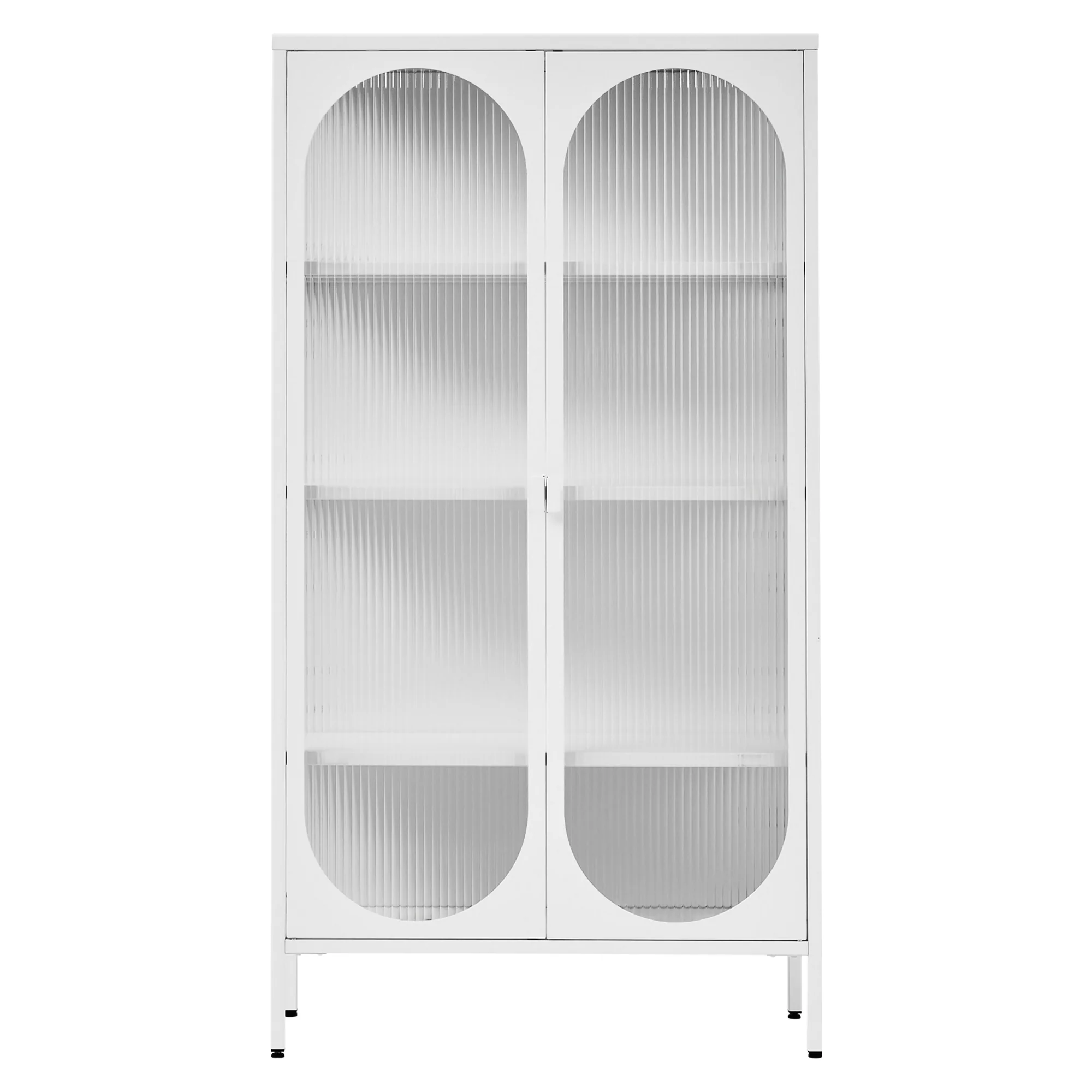 Eve Modern Large Metal Cabinet White - Image 13