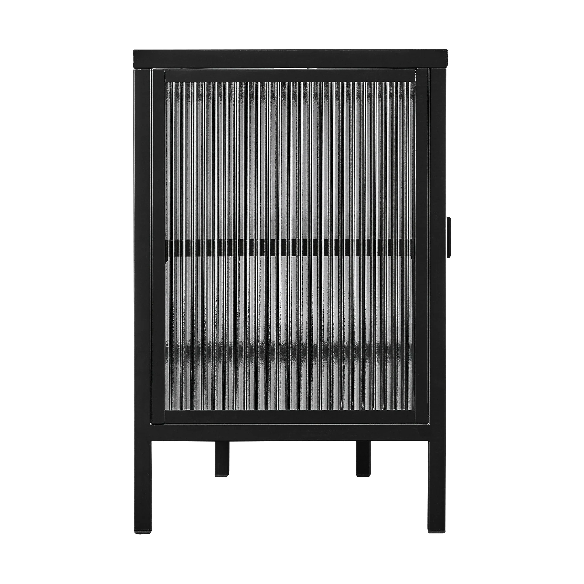 Eve Modern Metal Entertainment Unit Black (160cm) - Image 8
