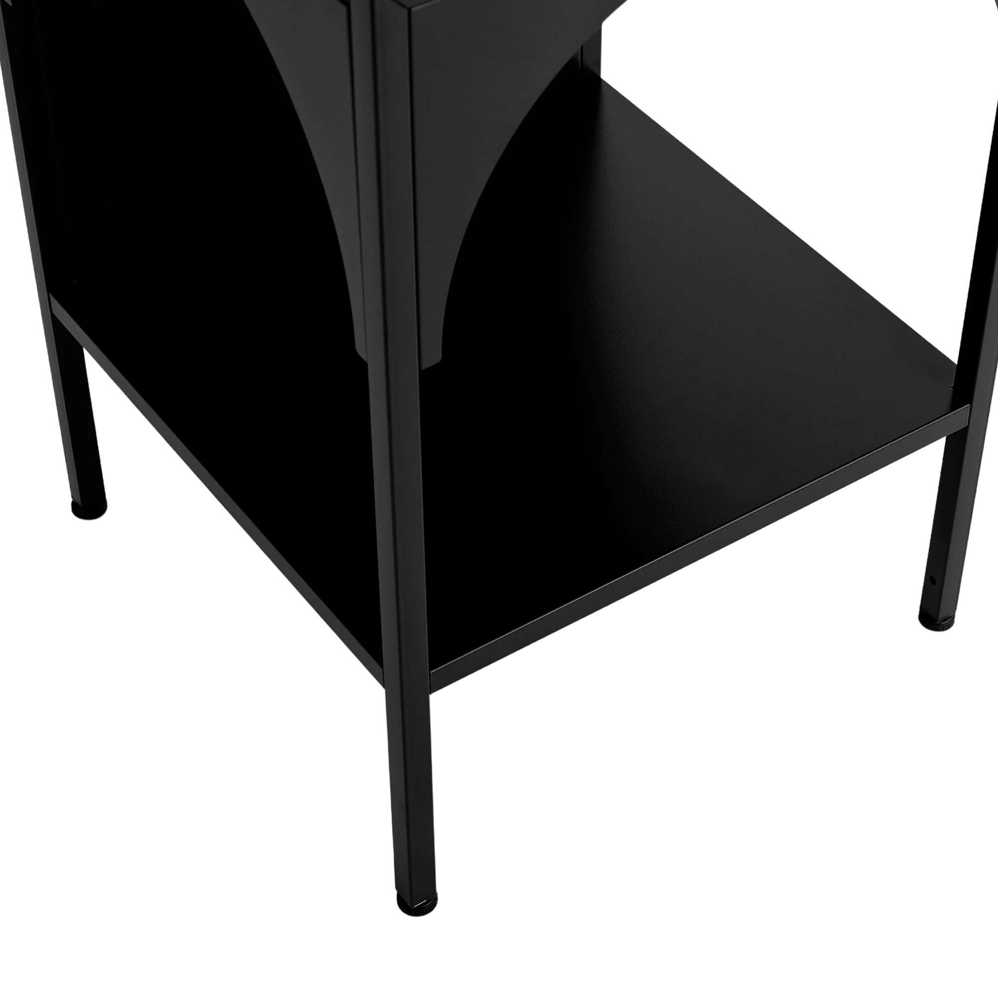 Eve Metal Open Front Side Table Black - Image 12