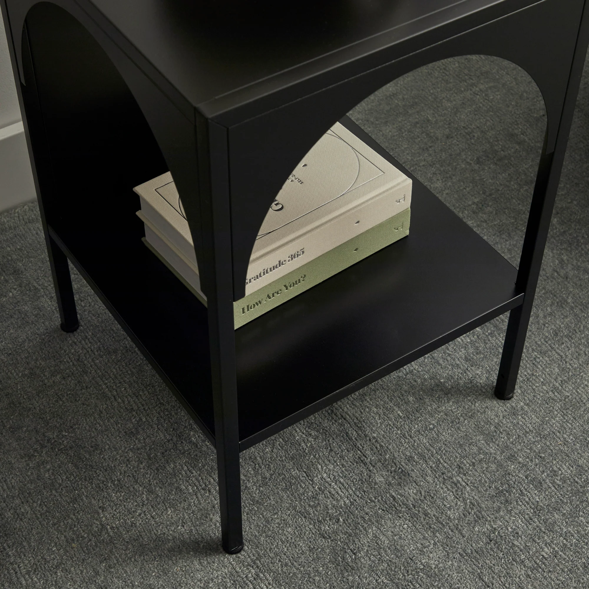 Eve Metal Open Front Side Table Black - Image 7