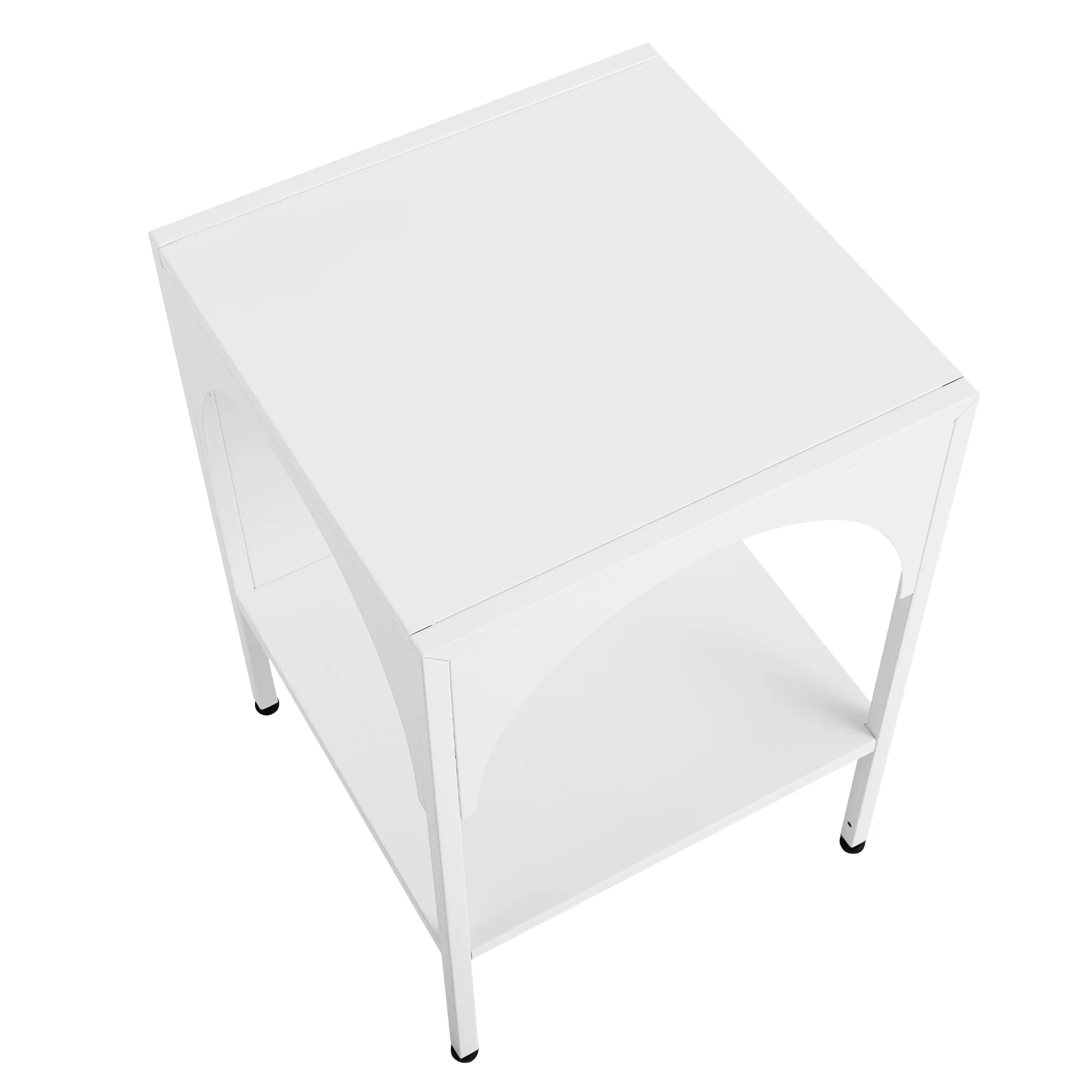 Eve Metal Open Front Side Table White - Image 11