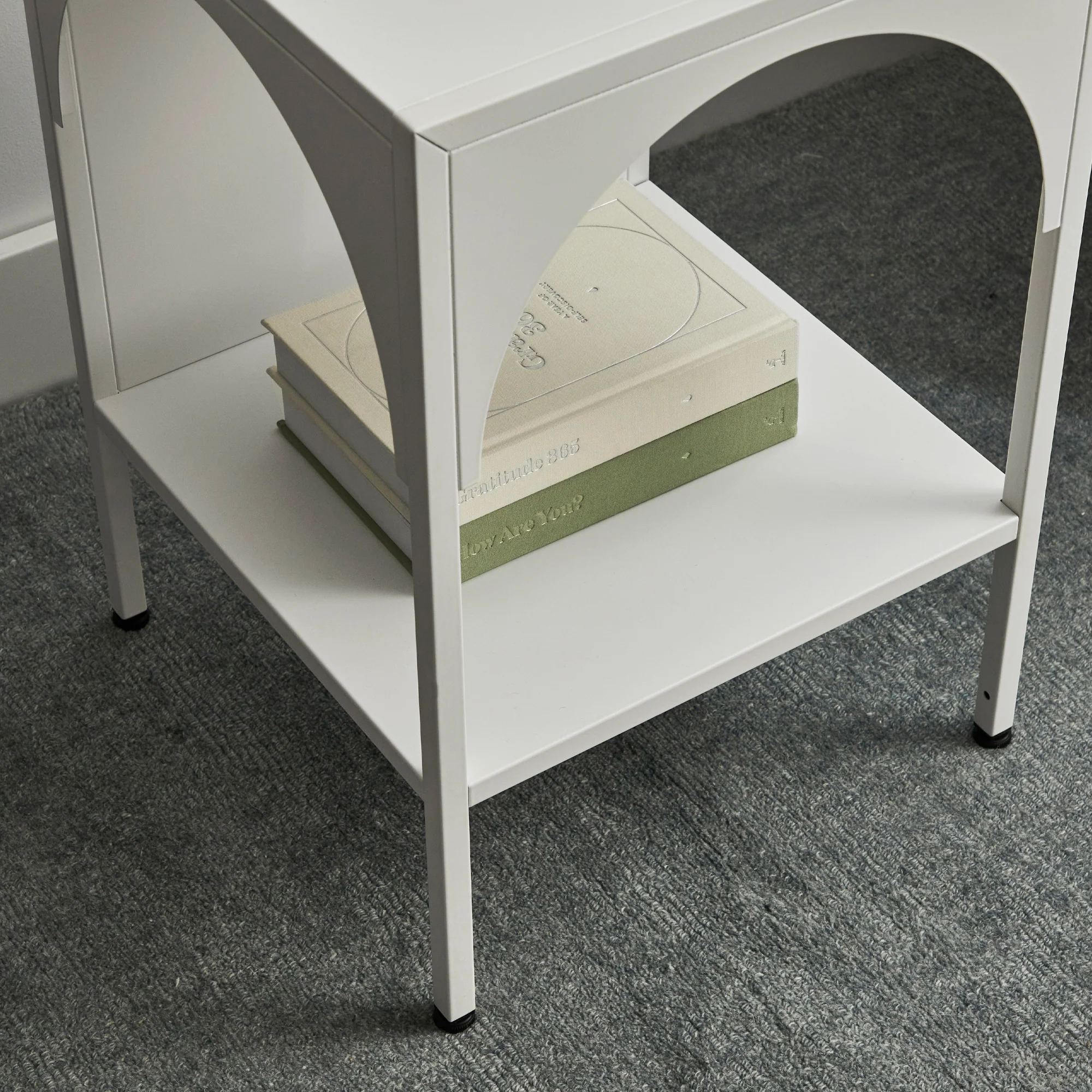 Eve Metal Open Front Side Table White - Image 7