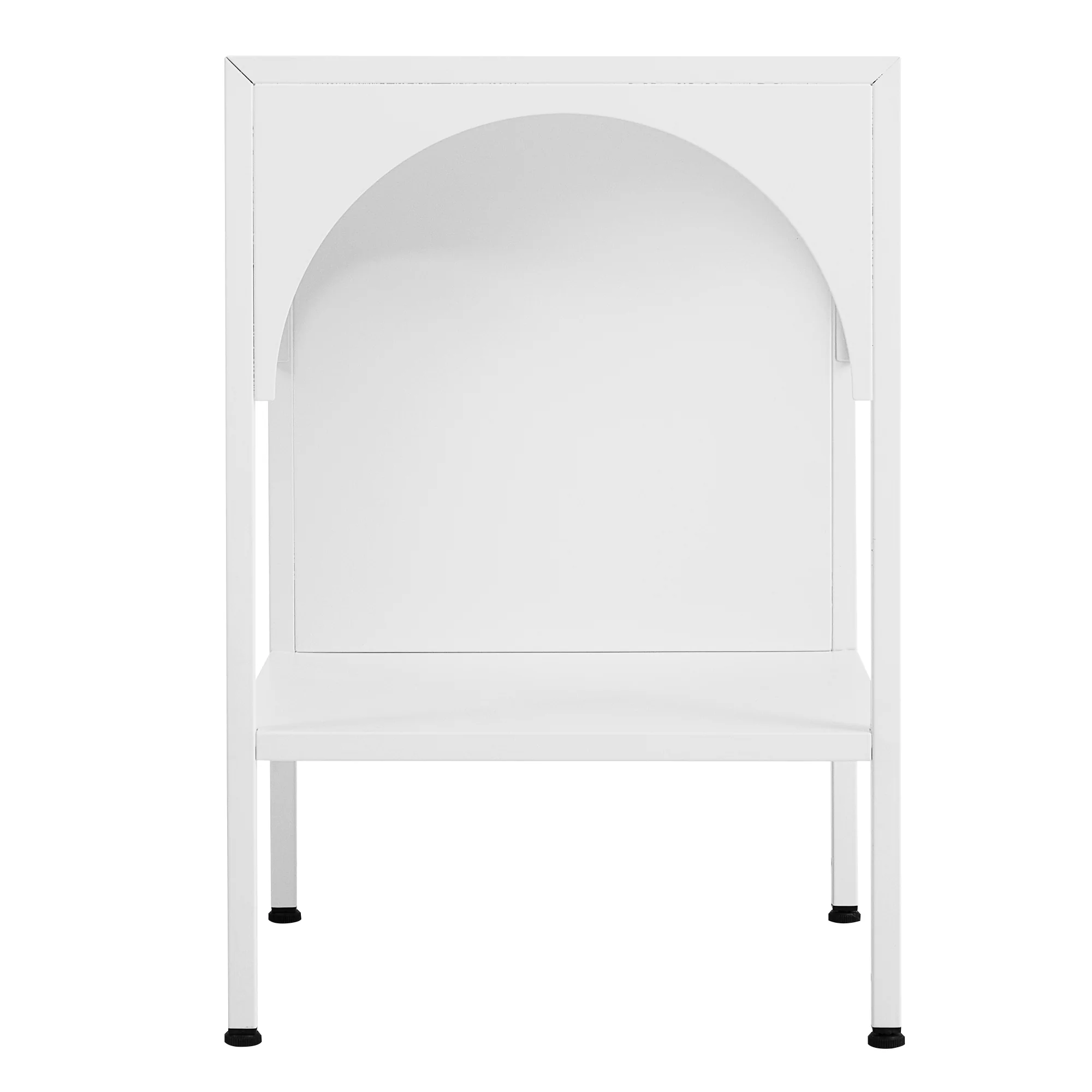 Eve Metal Open Front Side Table White - Image 9
