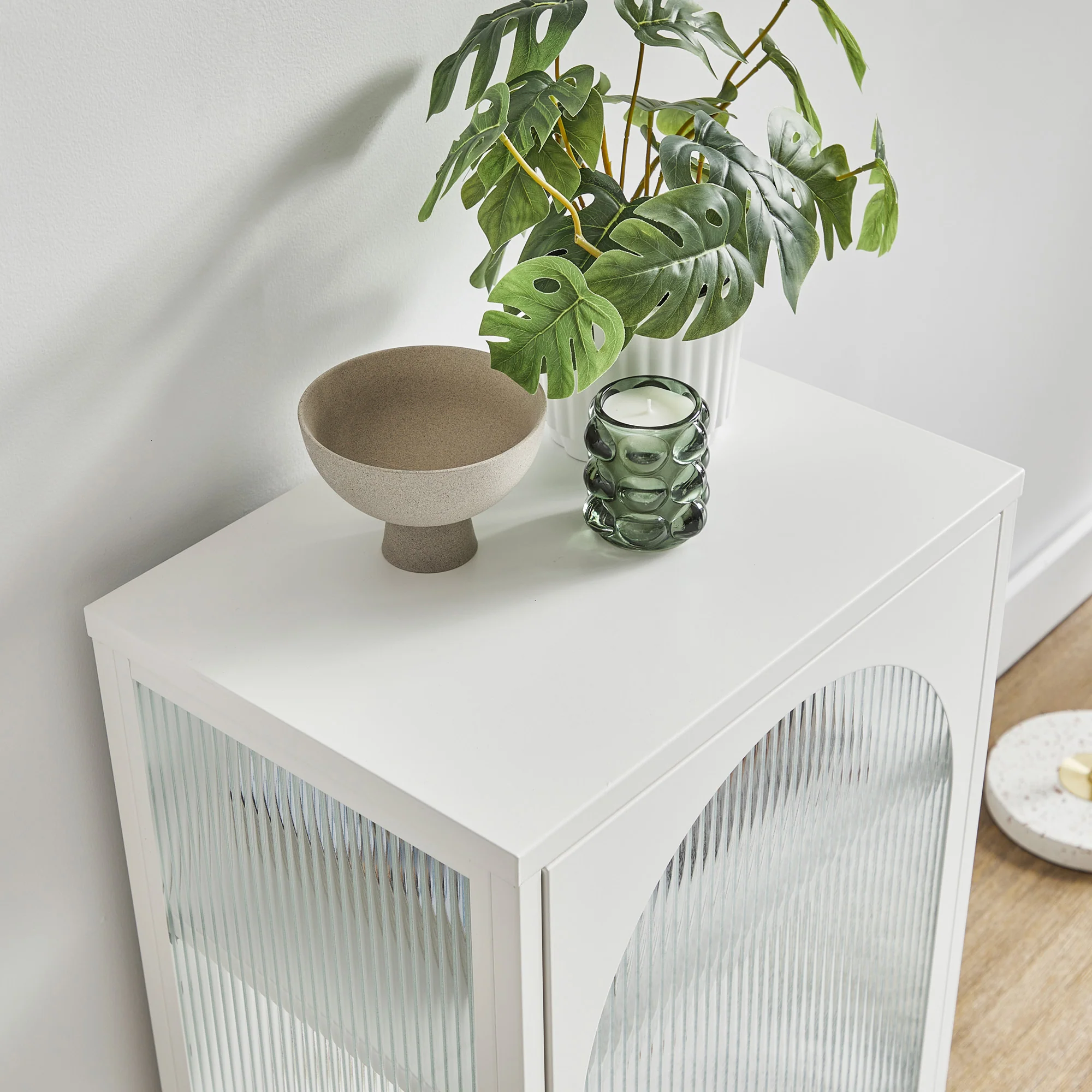 Eve Modern Metal Side Table White - Image 6