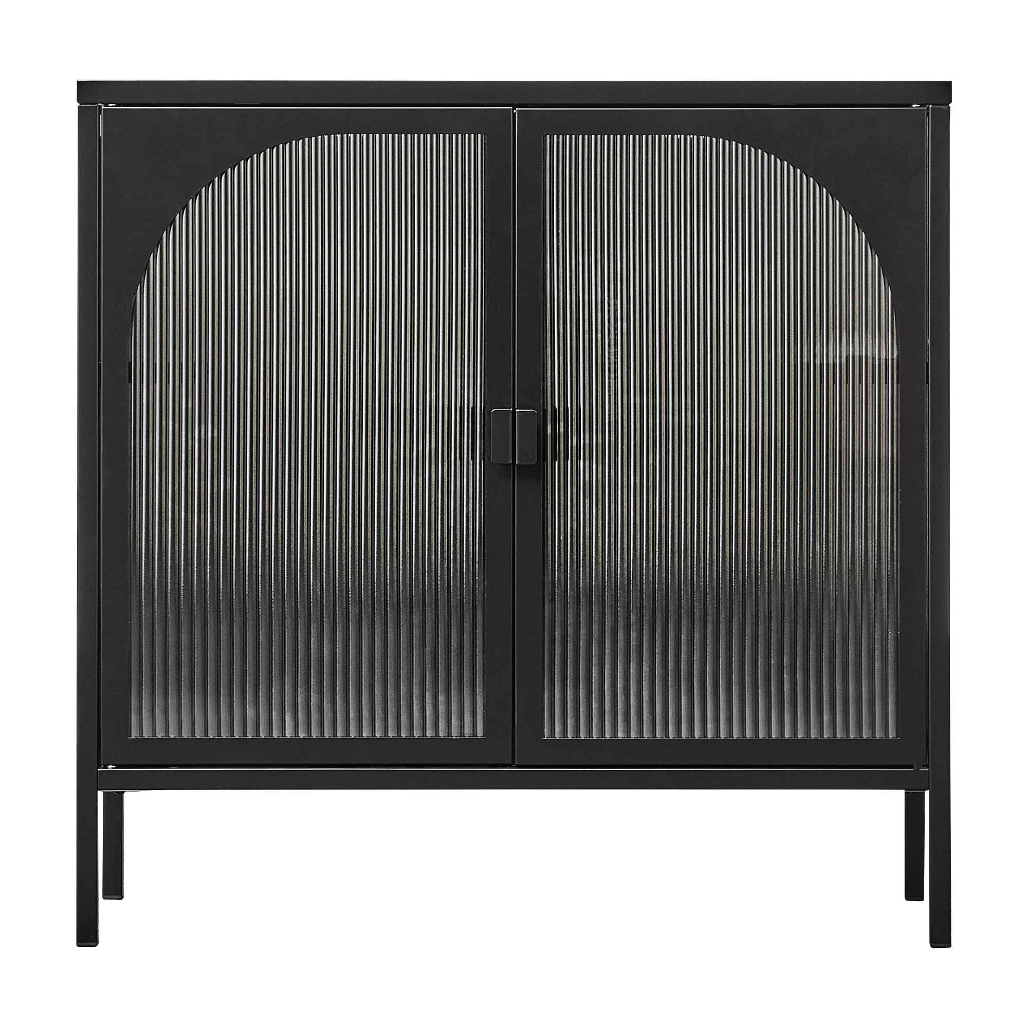 Eve Modern Metal Cabinet Black - Image 10