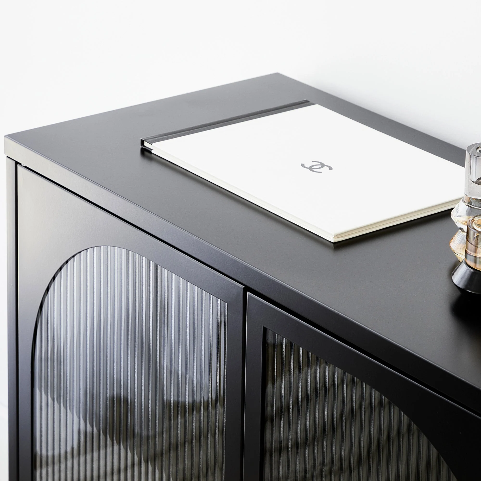 Eve Modern Metal Cabinet Black - Image 6