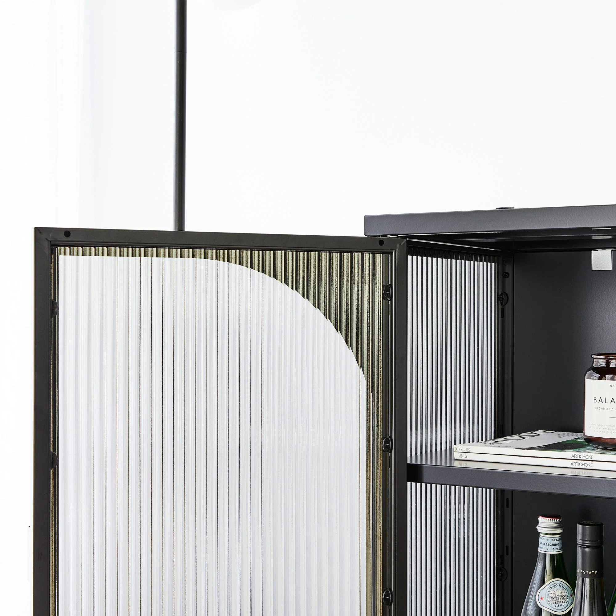 Eve Modern Metal Cabinet Black - Image 8