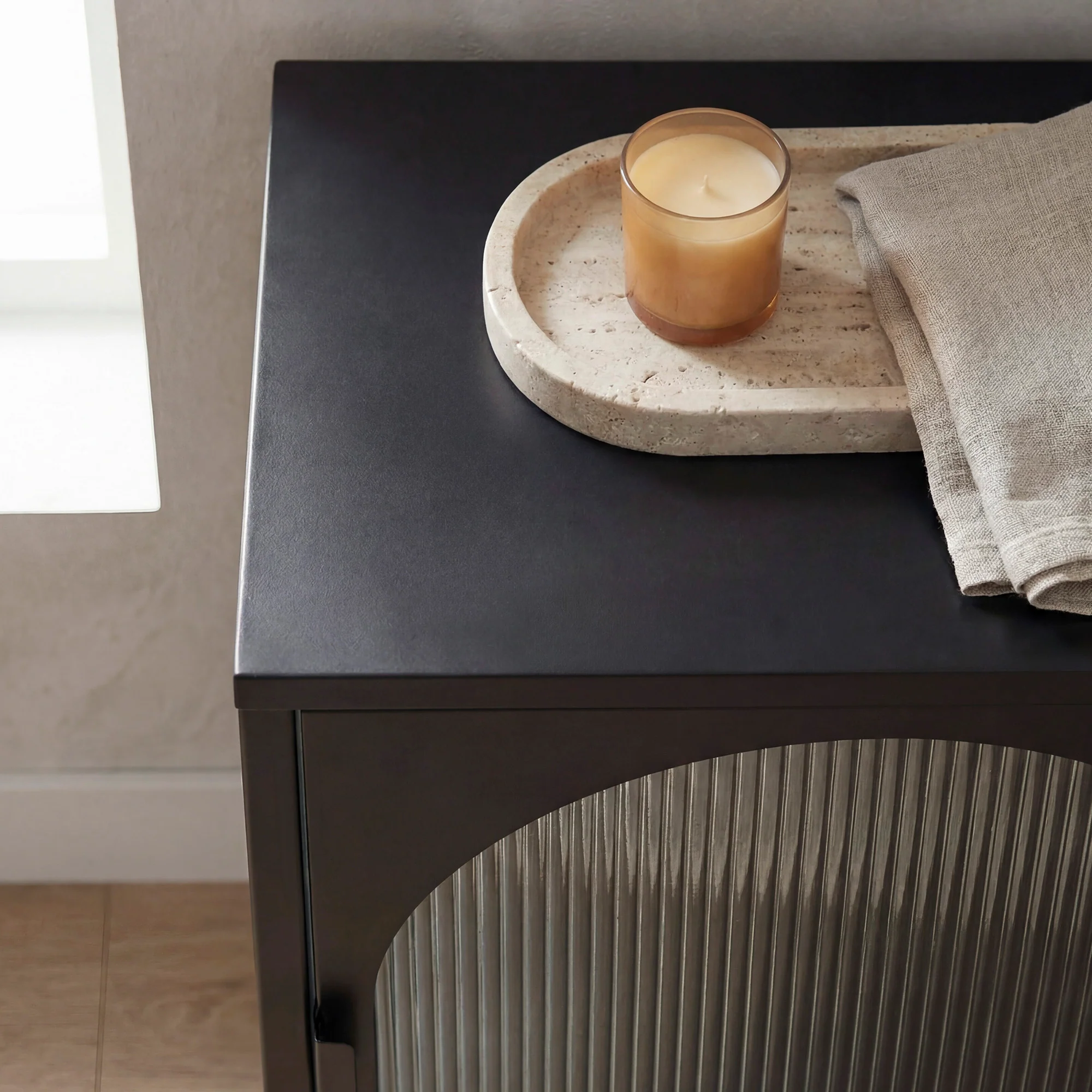 Eve Modern Metal Side Table Black - Image 6
