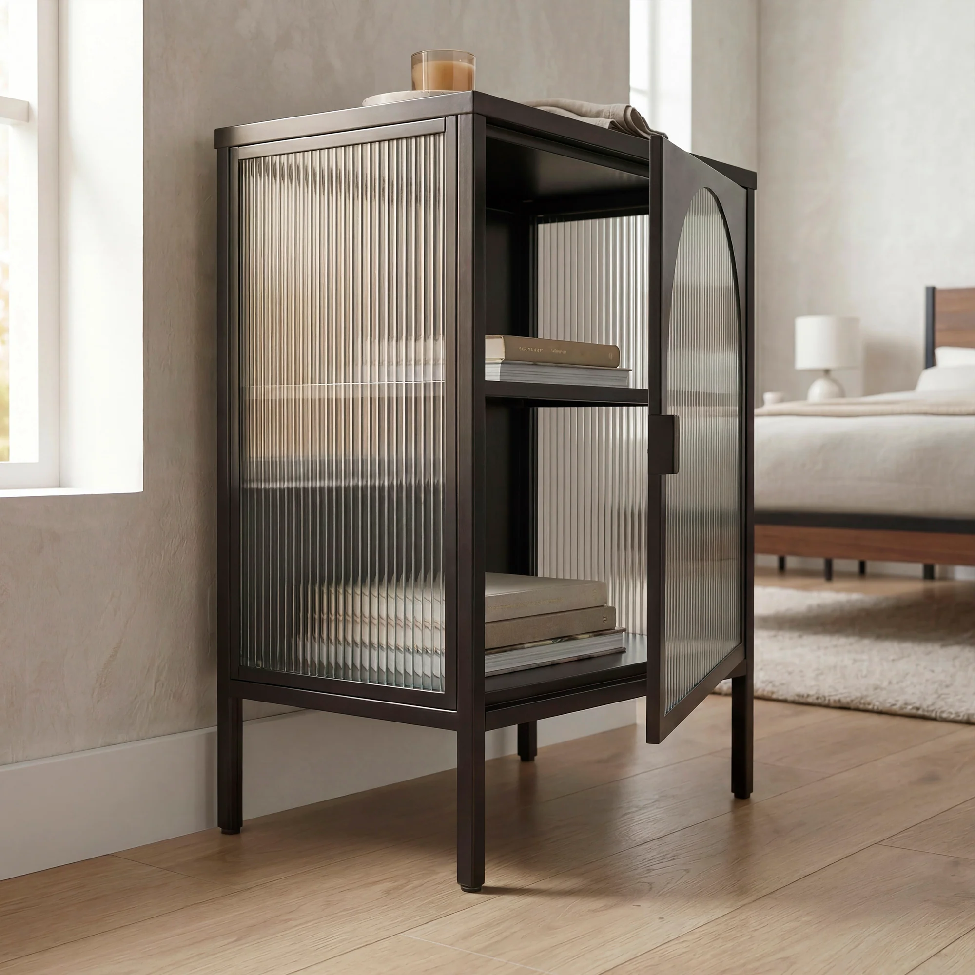 Eve Modern Metal Side Table Black - Image 7