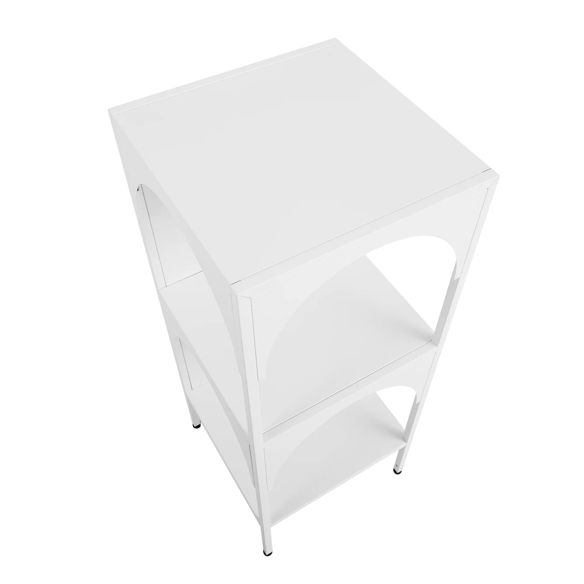 Eve Metal Open Front Shelving Unit White - Image 10