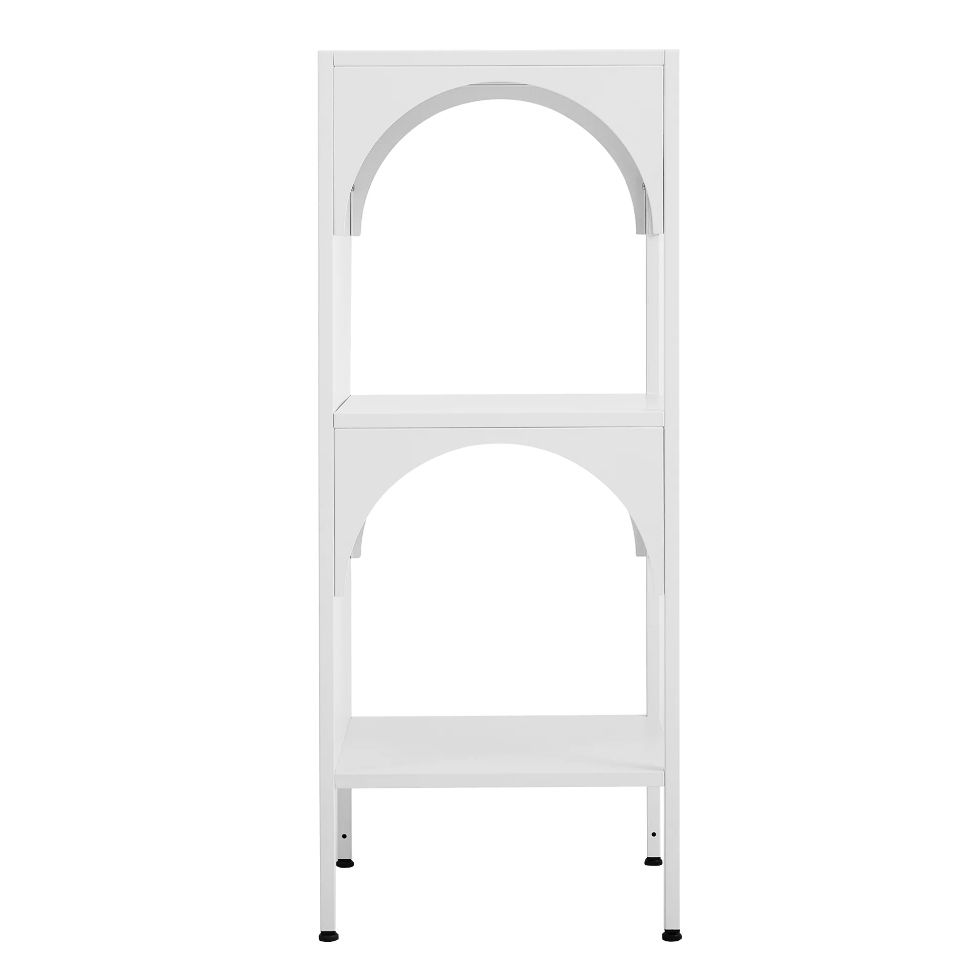 Eve Metal Open Front Shelving Unit White - Image 9