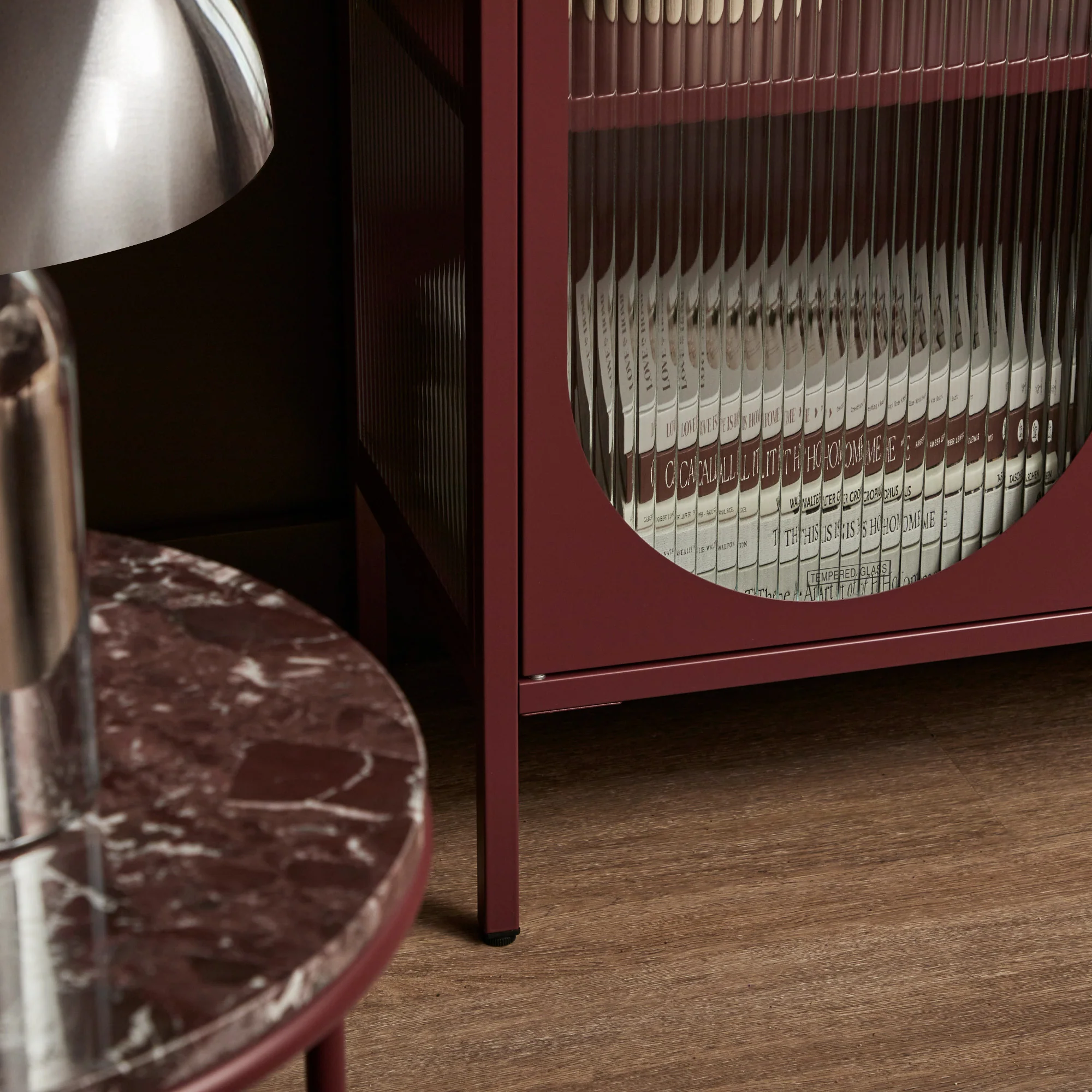 Eve Modern Large Metal Cabinet Wine - Image 11