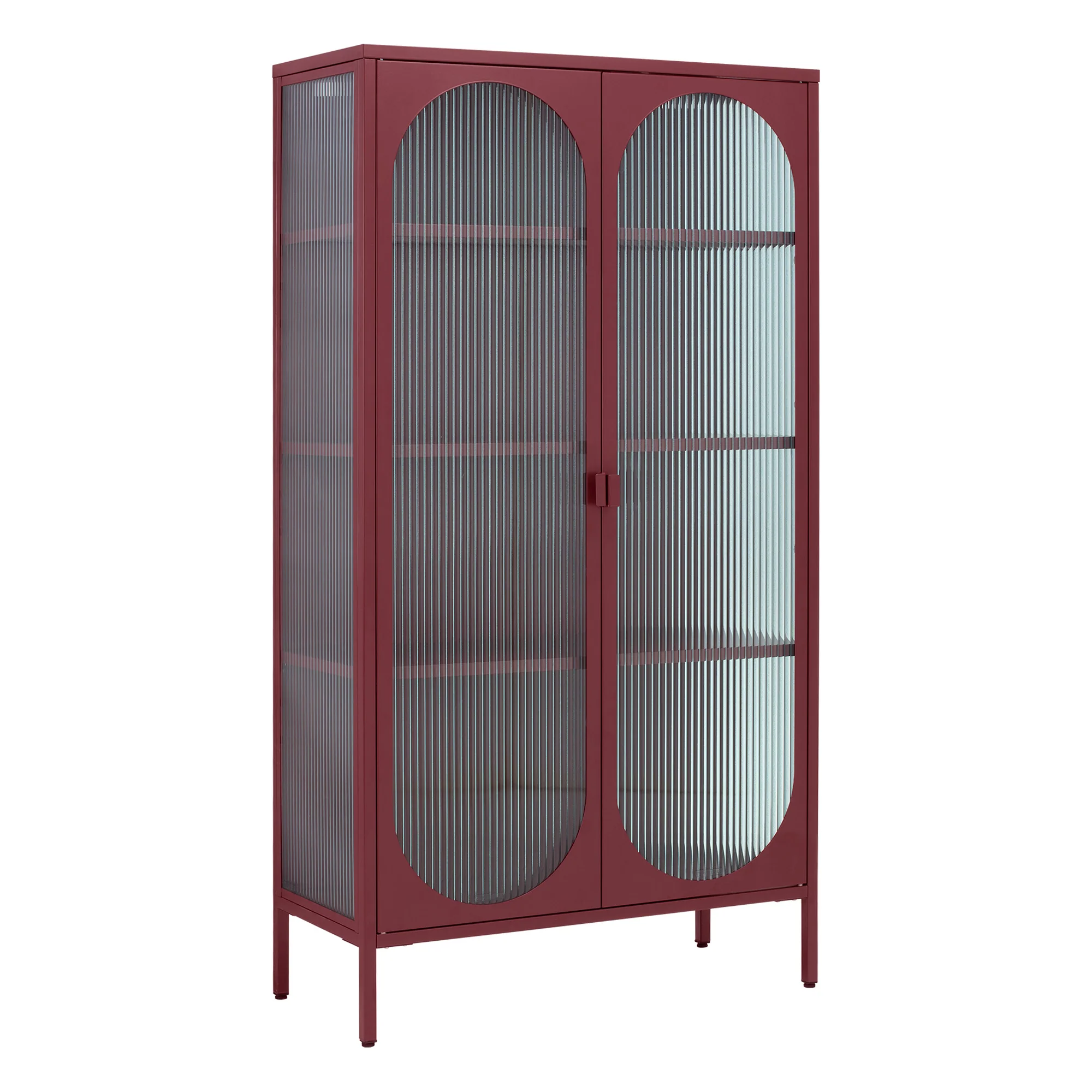 Eve Modern Large Metal Cabinet Wine - Image 2